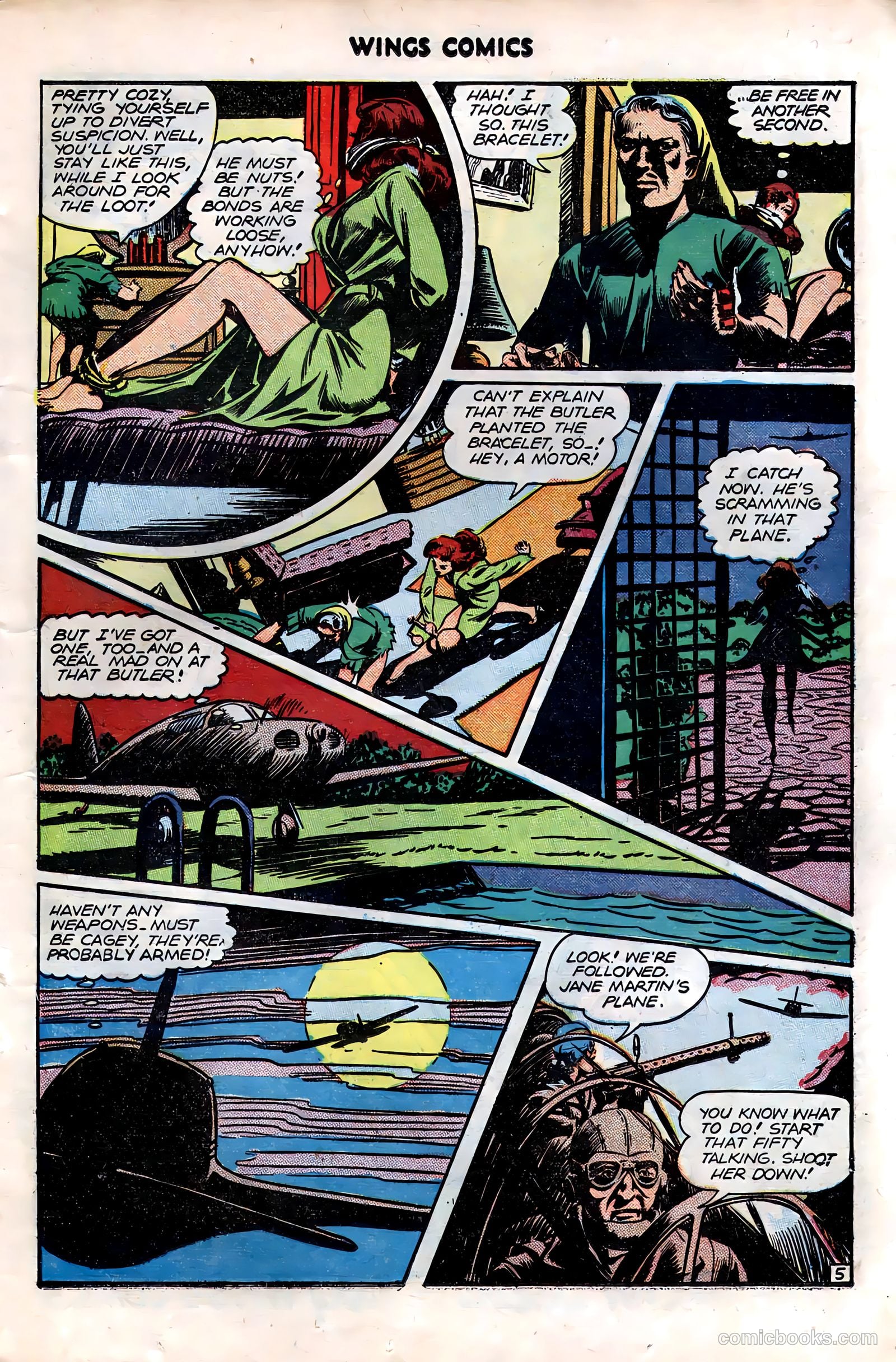 Wings Comics #76 (1946) — page 17 of 52
