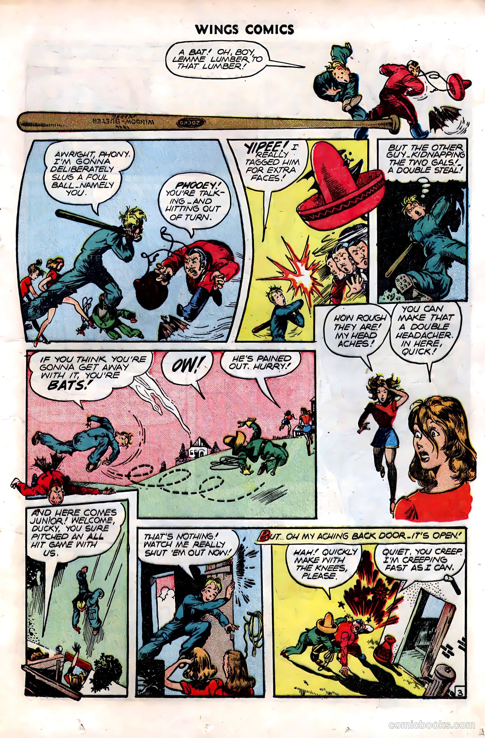 Wings Comics #76 (1946) — page 21 of 52