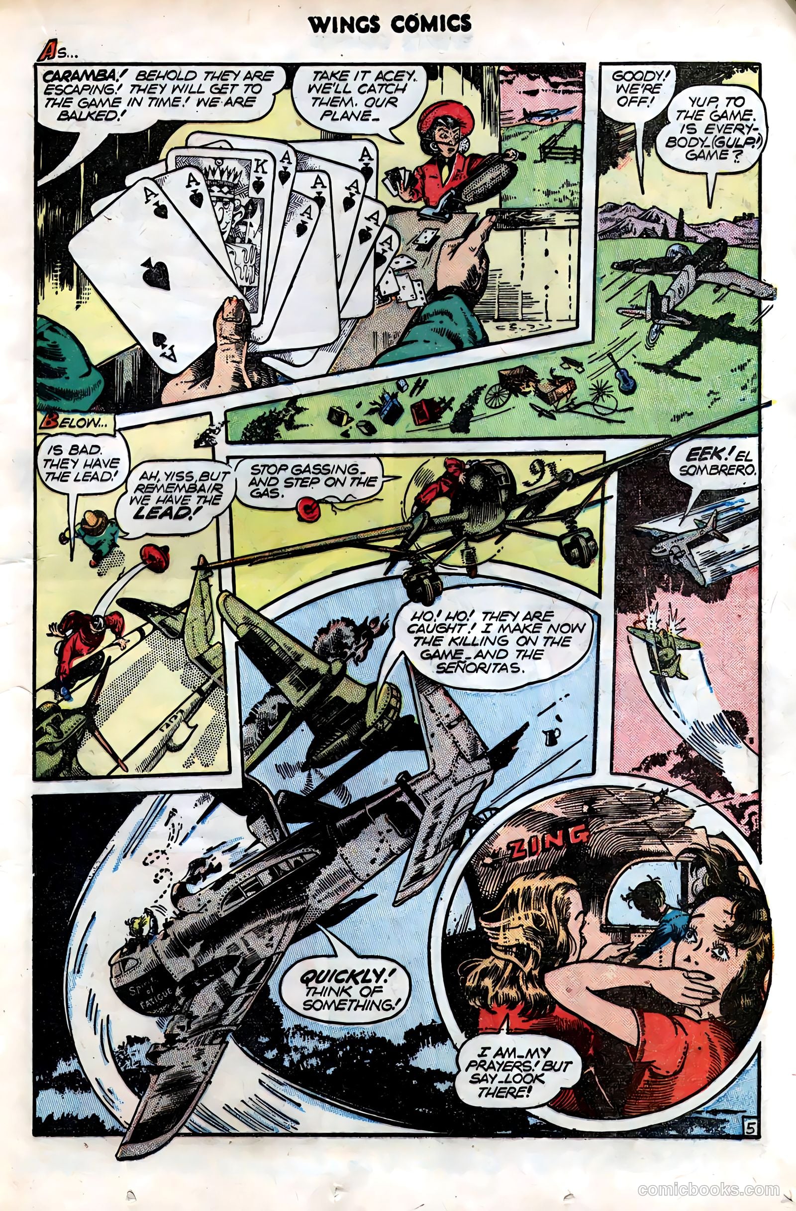 Wings Comics #76 (1946) — page 23 of 52