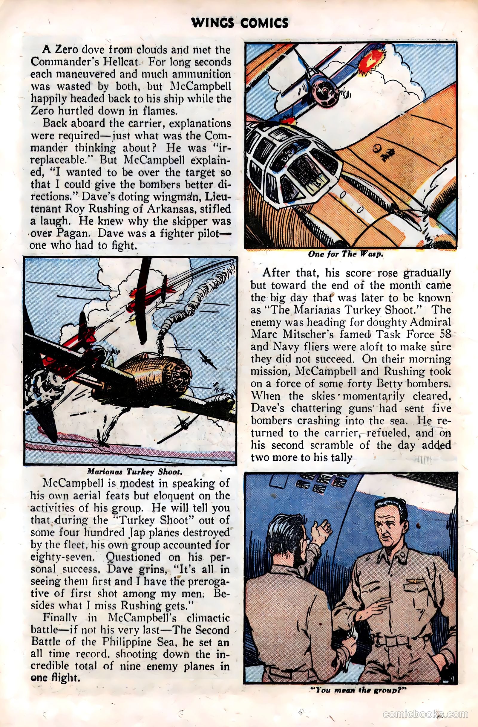 Wings Comics #76 (1946) — page 28 of 52