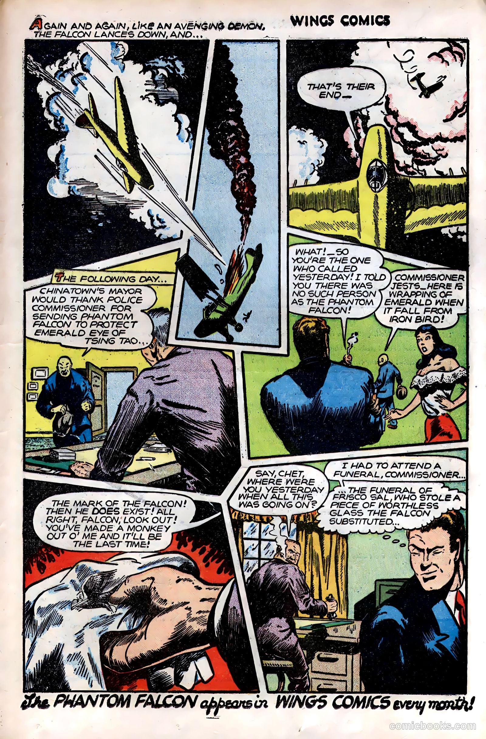 Wings Comics #76 (1946) — page 35 of 52