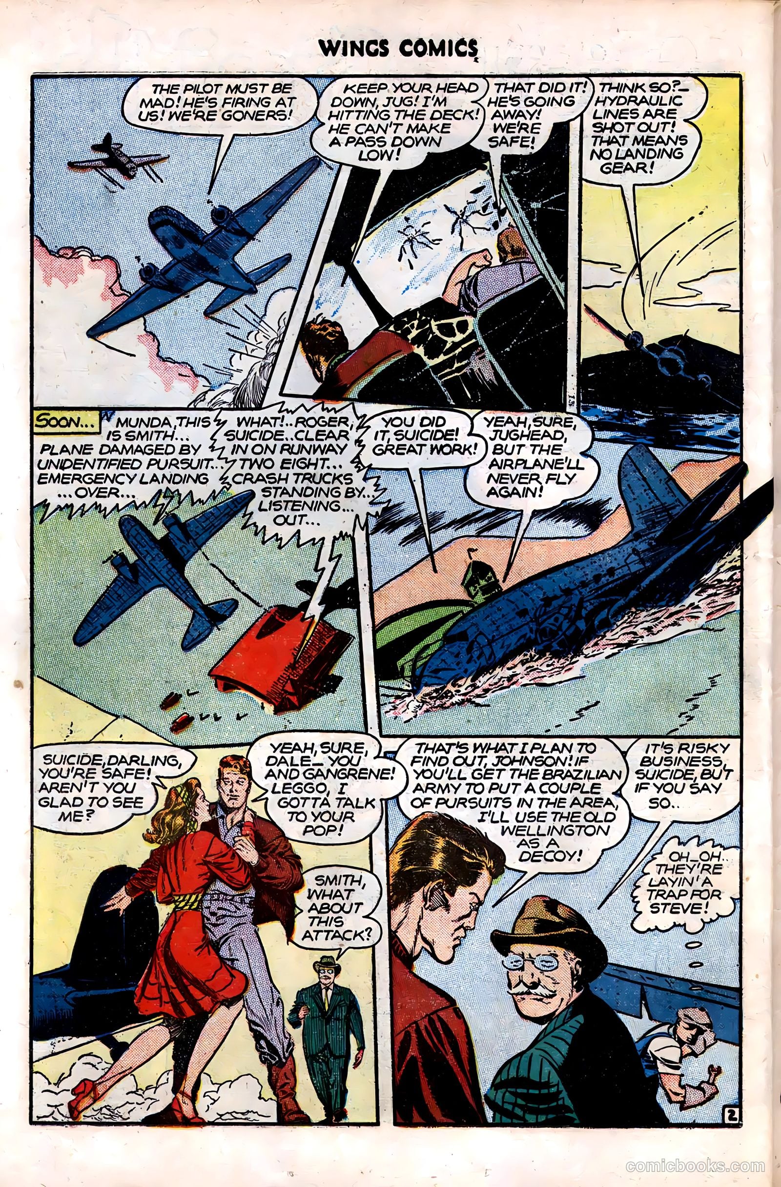 Wings Comics #76 (1946) — page 38 of 52
