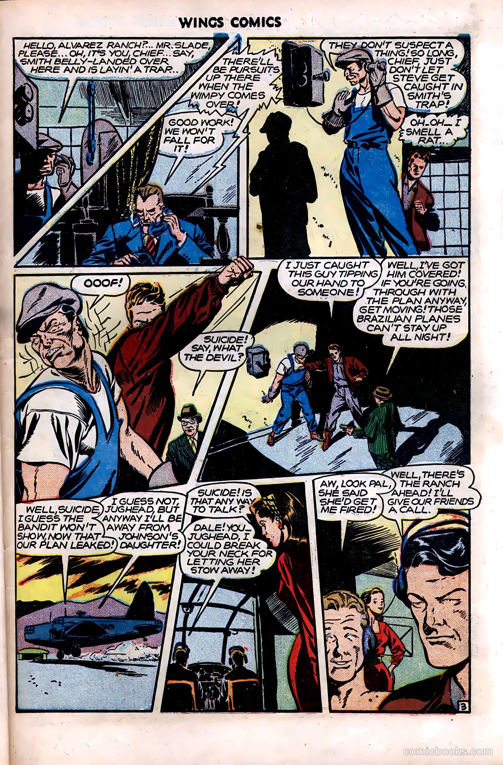 Wings Comics #76 (1946) — page 39 of 52