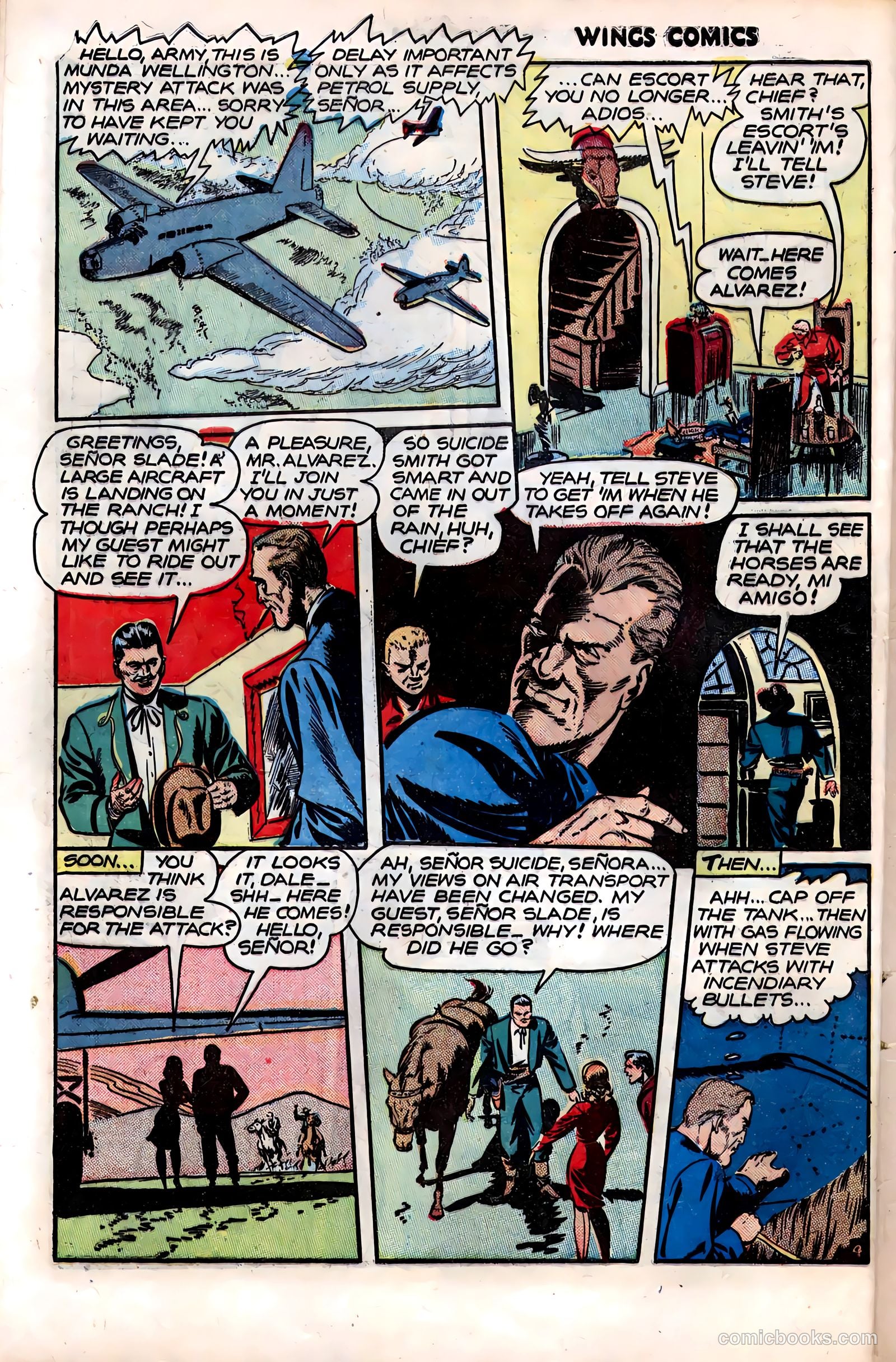 Wings Comics #76 (1946) — page 40 of 52