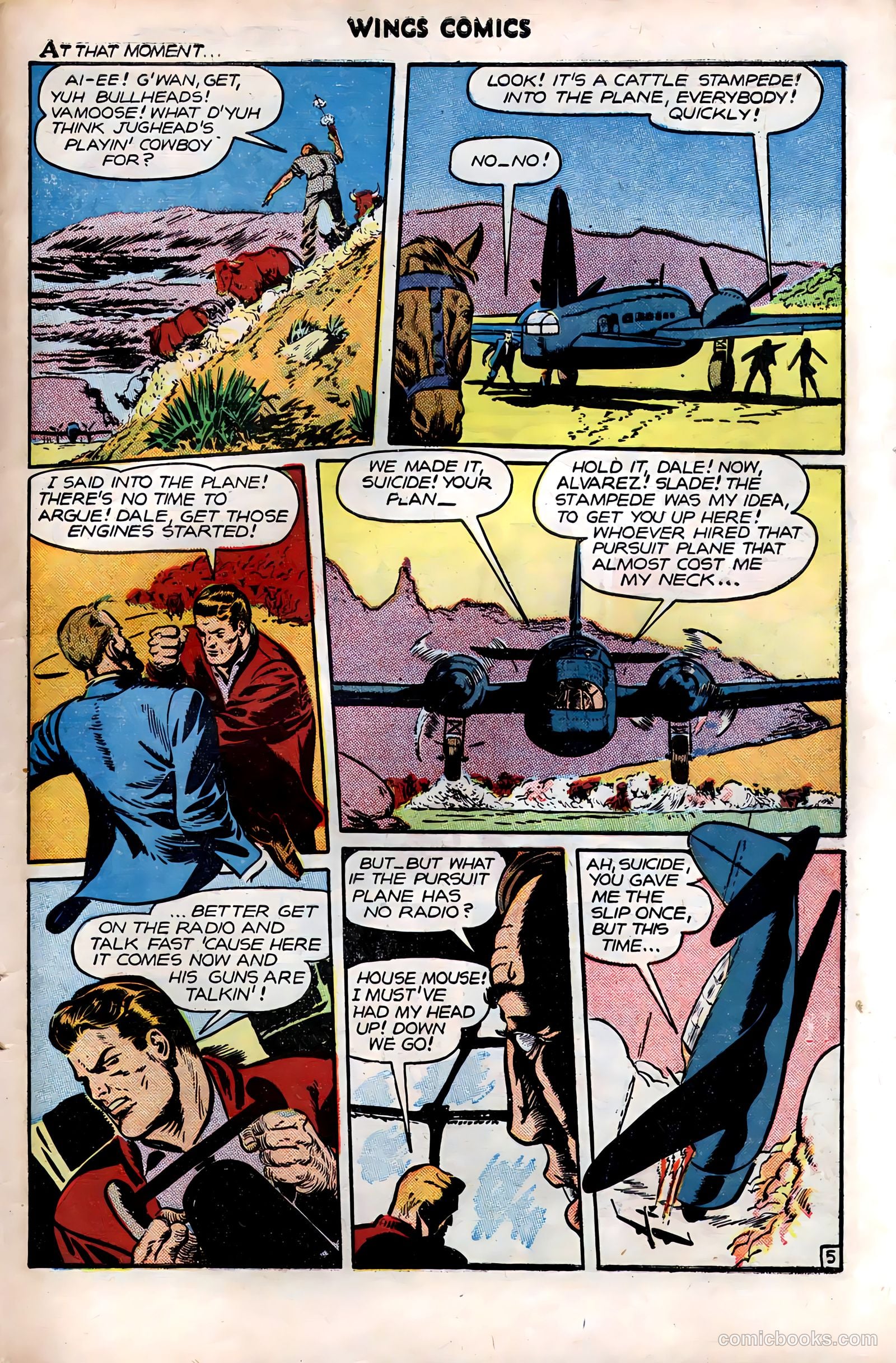 Wings Comics #76 (1946) — page 41 of 52
