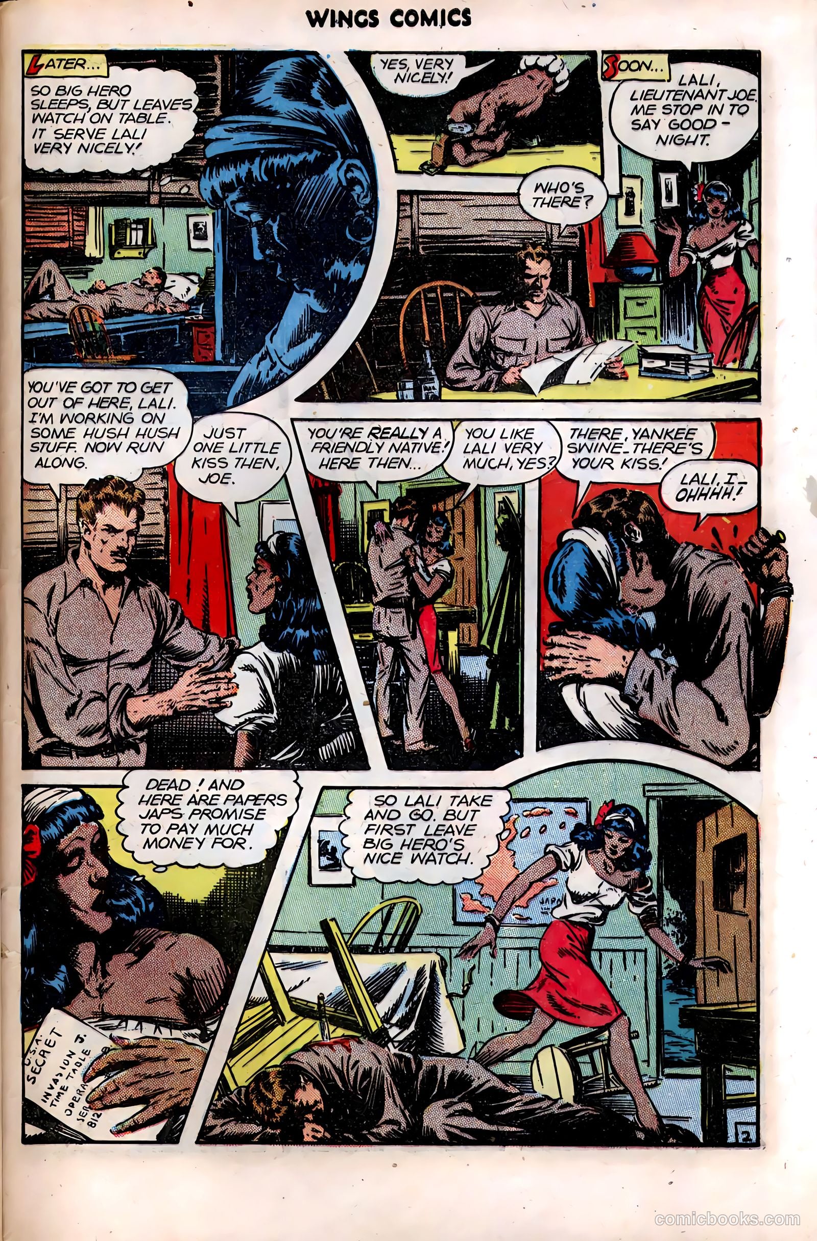 Wings Comics #76 (1946) — page 45 of 52