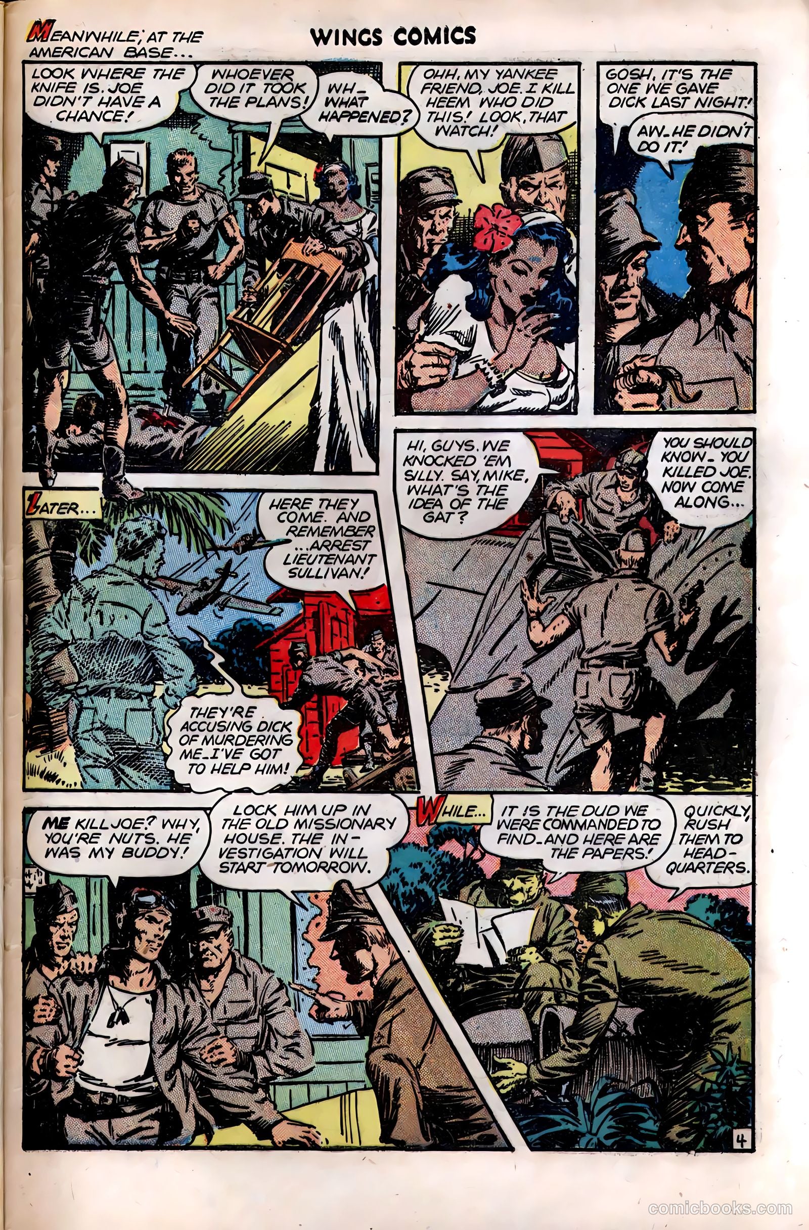 Wings Comics #76 (1946) — page 47 of 52