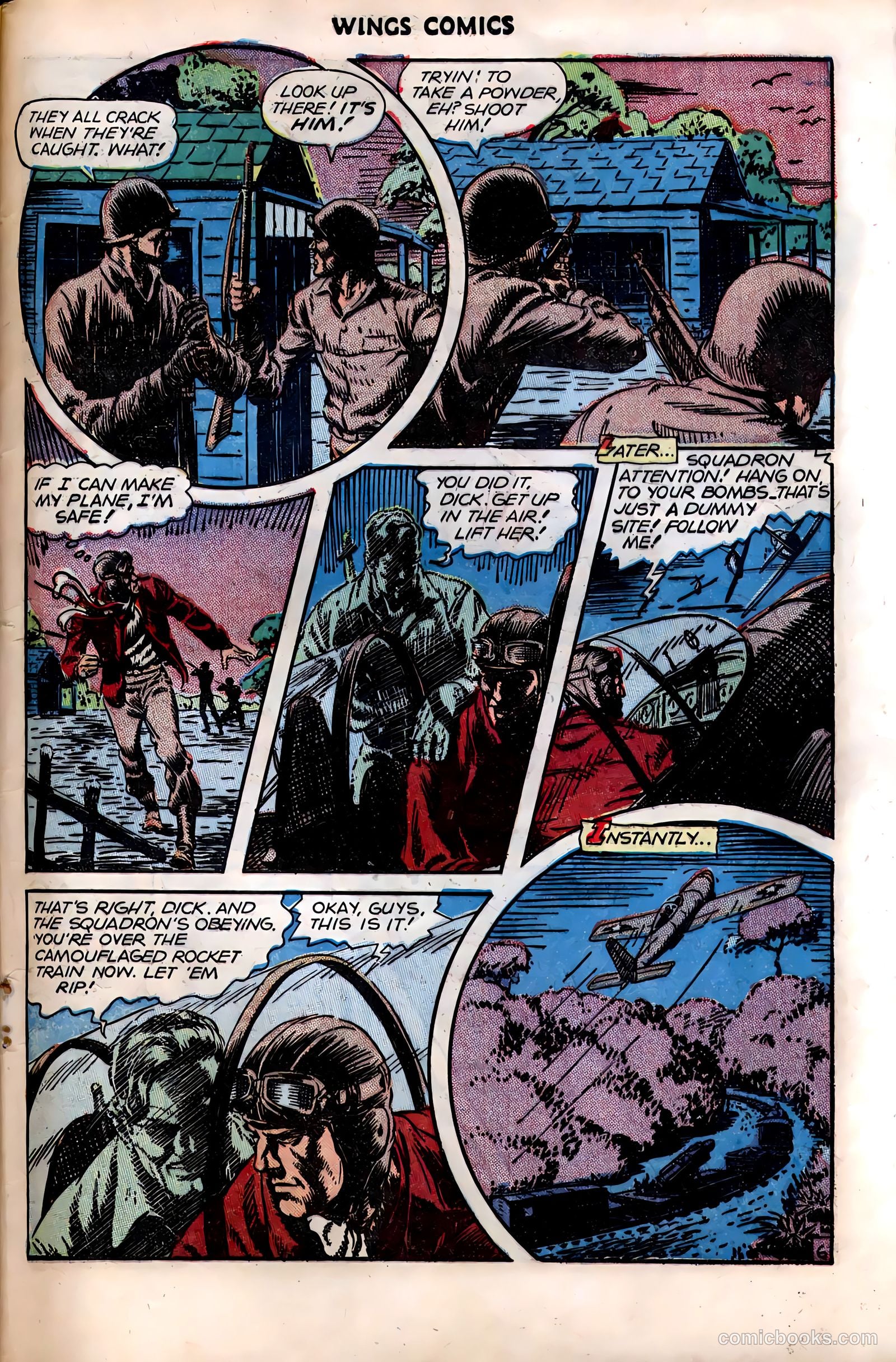 Wings Comics #76 (1946) — page 49 of 52