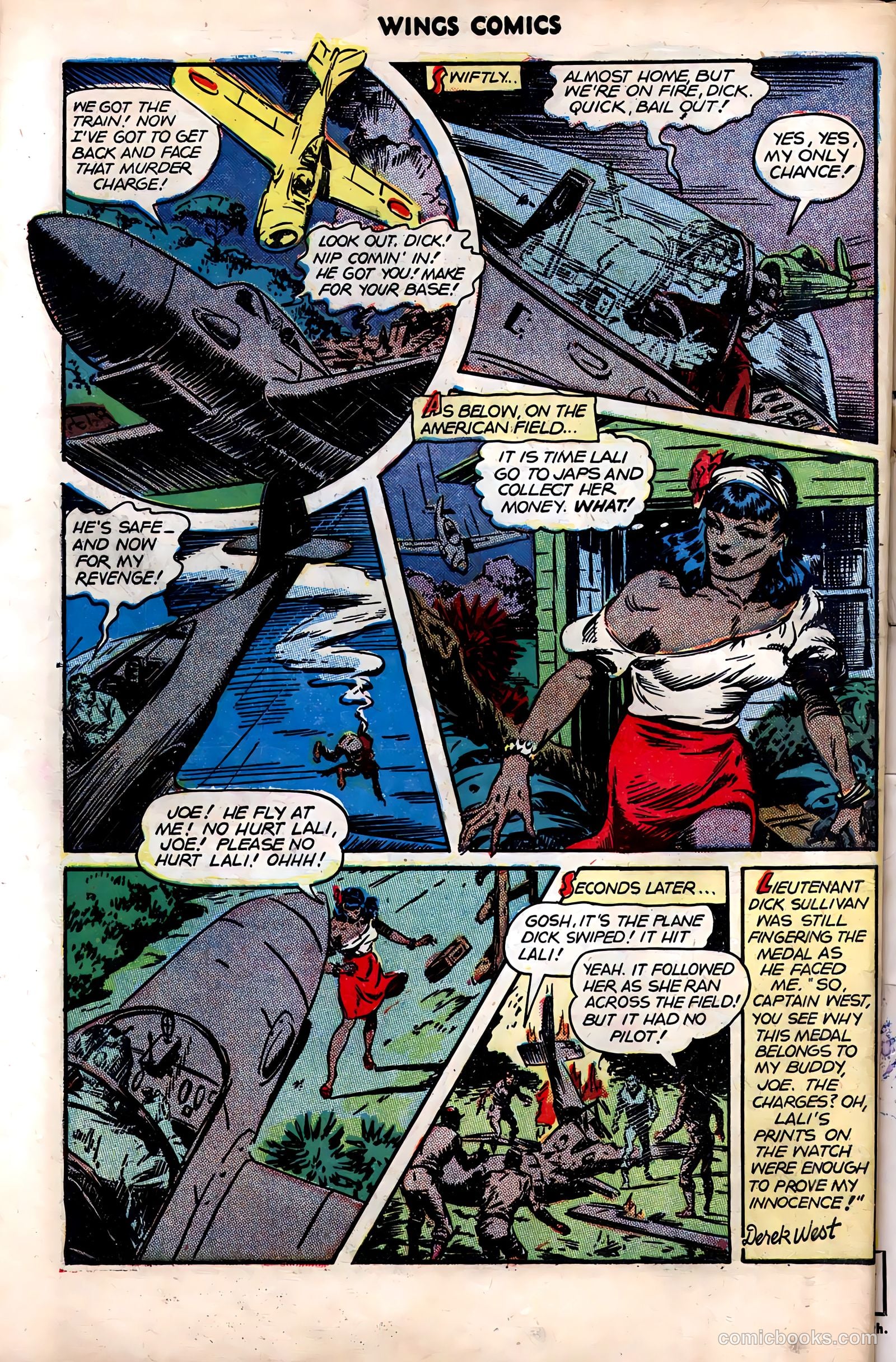 Wings Comics #76 (1946) — page 50 of 52