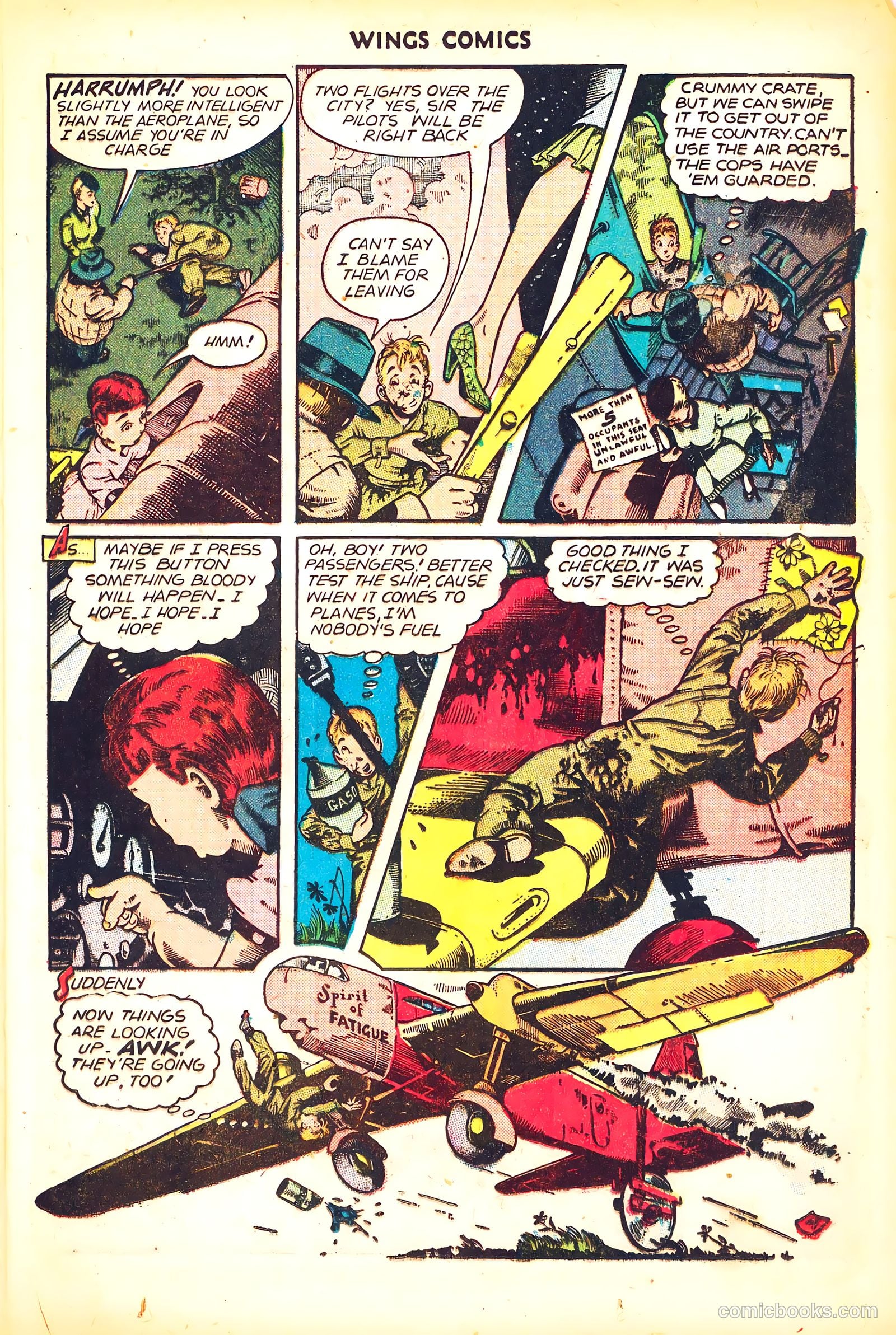 Wings Comics #77 (1947) — page 21 of 52