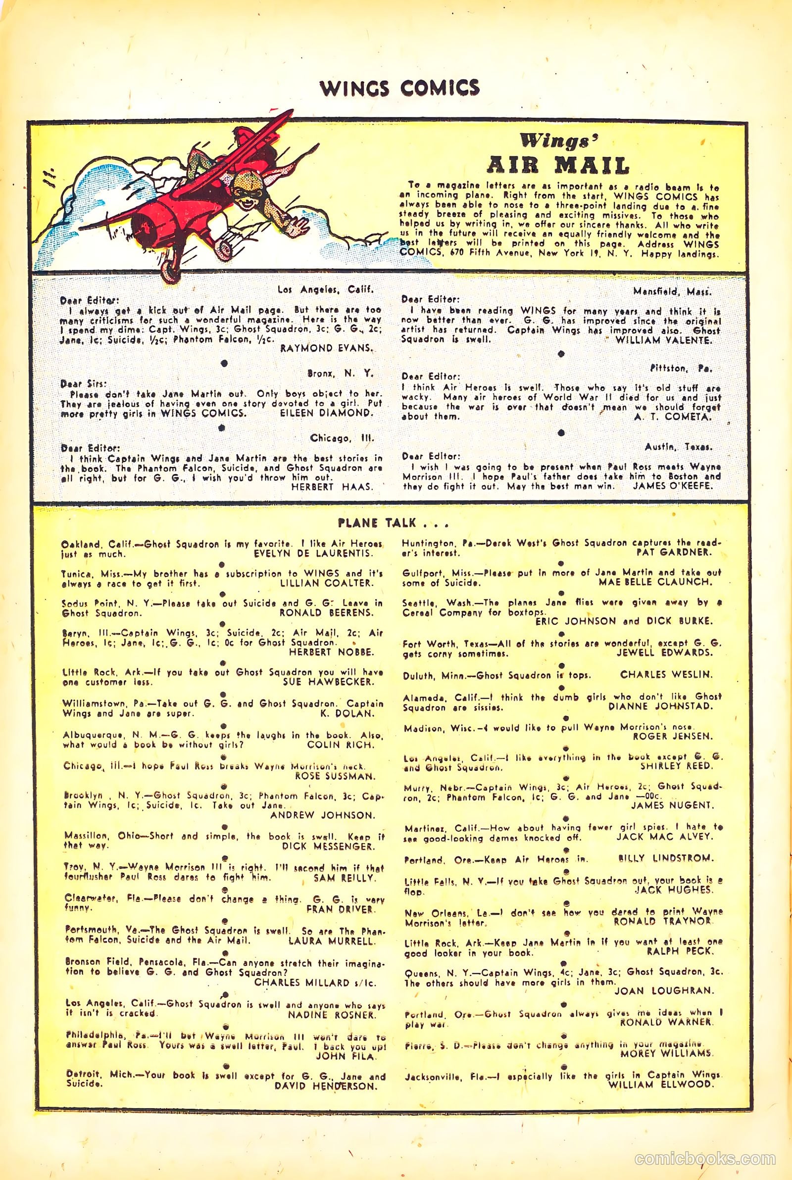 Wings Comics #77 (1947) — page 36 of 52