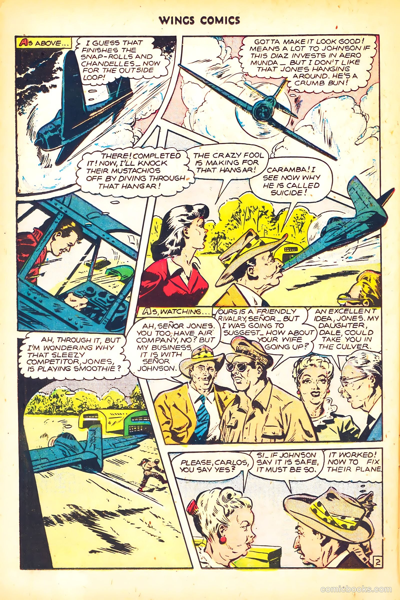 Wings Comics #77 (1947) — page 38 of 52