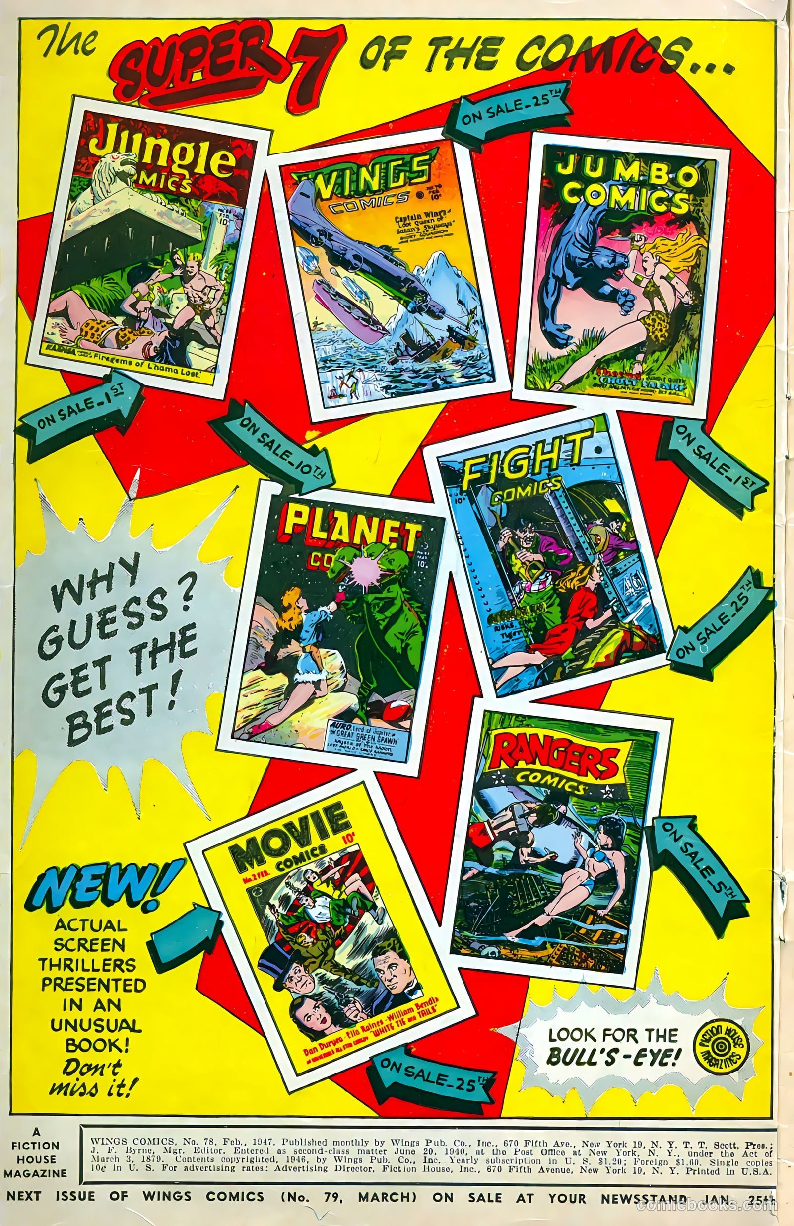 Wings Comics #78 (1947) — page 2 of 52