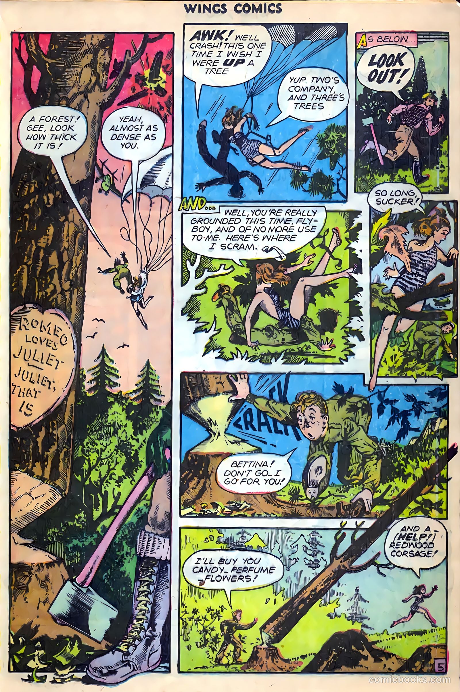 Wings Comics #78 (1947) — page 23 of 52