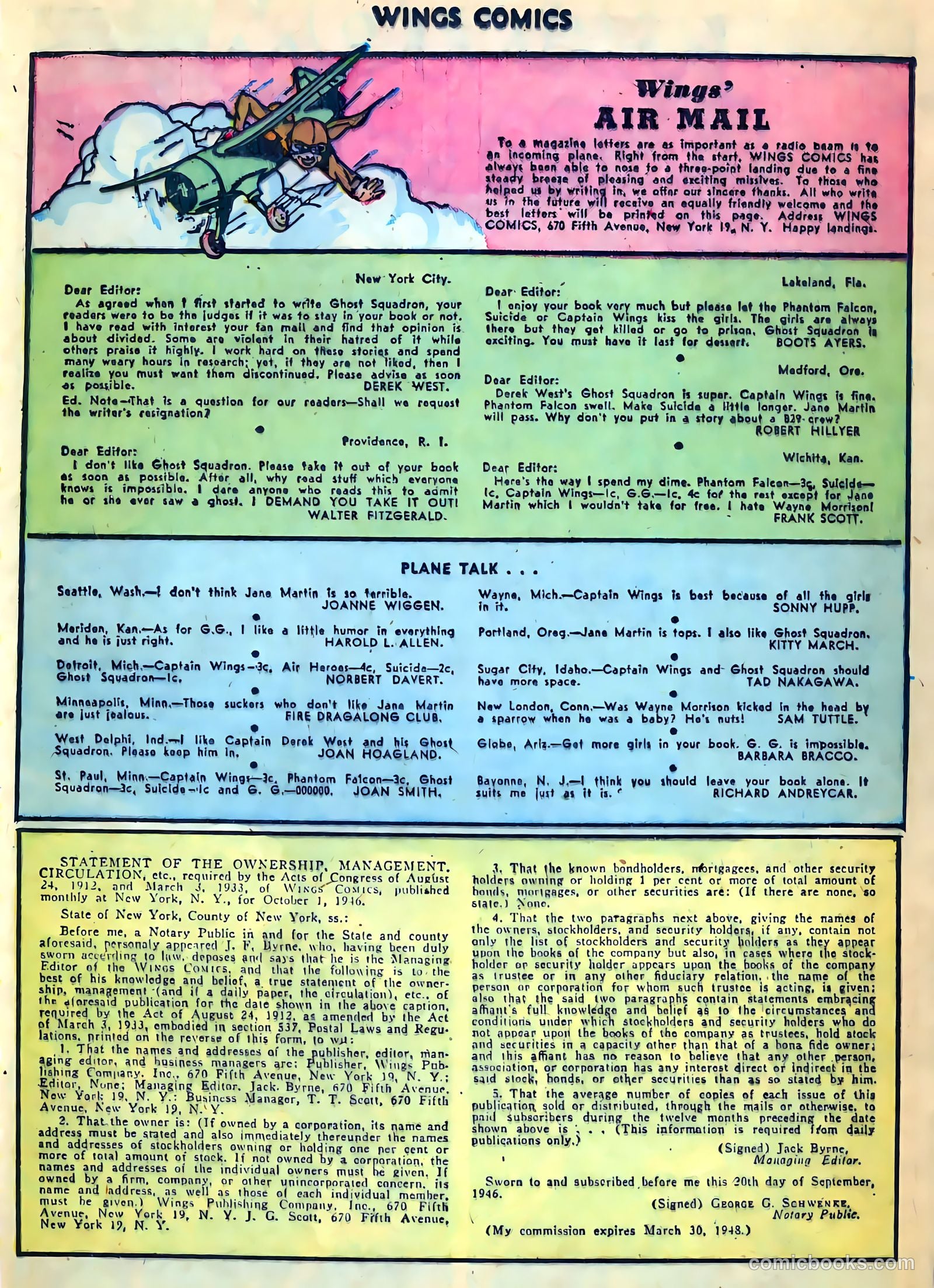 Wings Comics #78 (1947) — page 25 of 52
