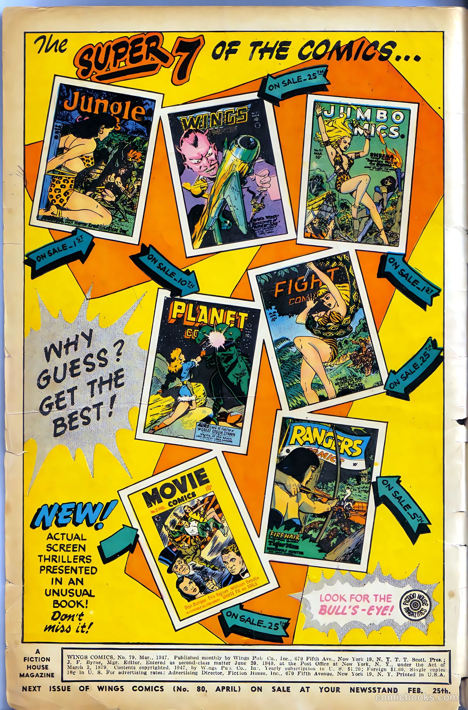 Wings Comics #79 (1947) — page 2 of 52