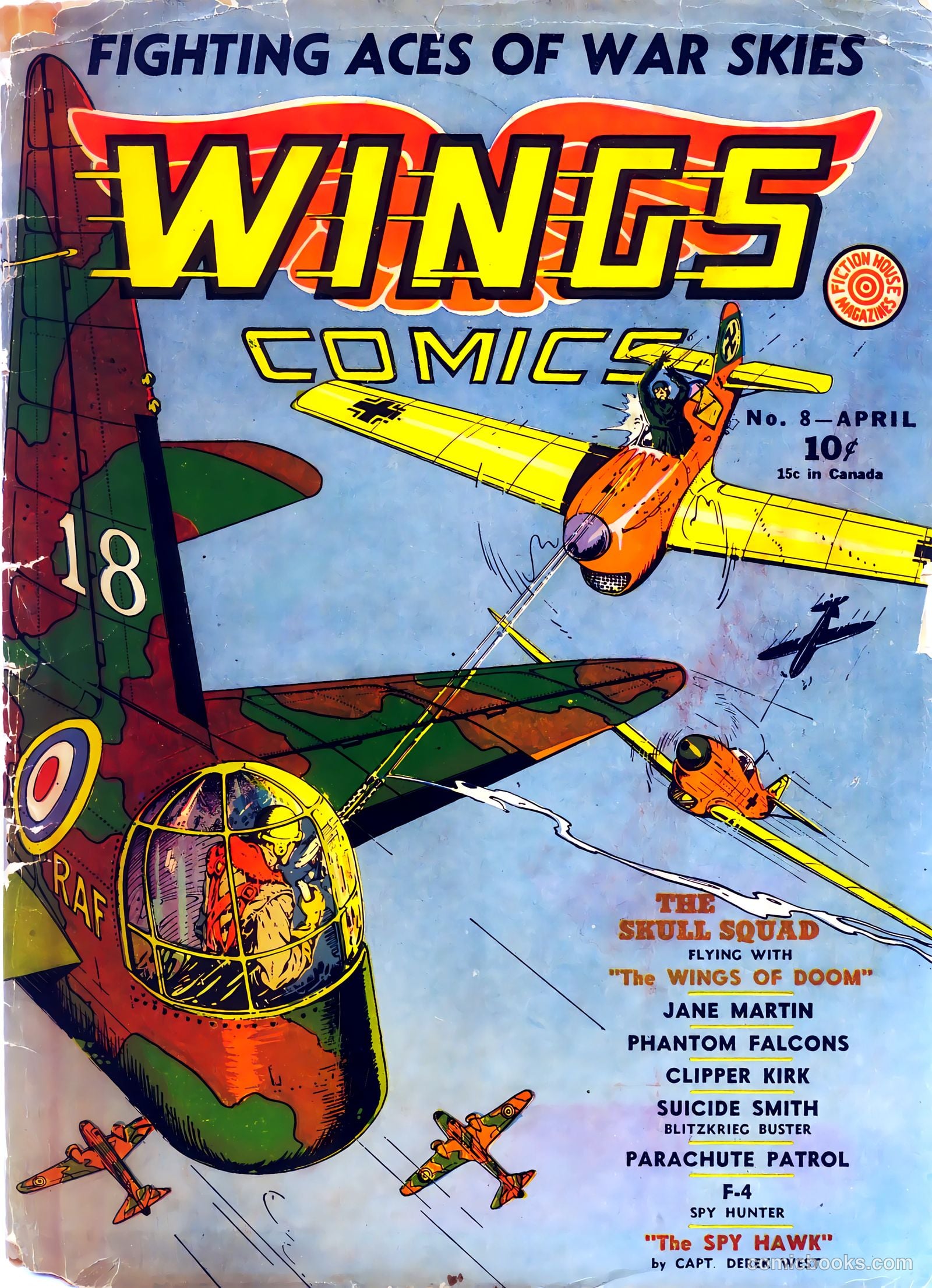 Wings Comics #8