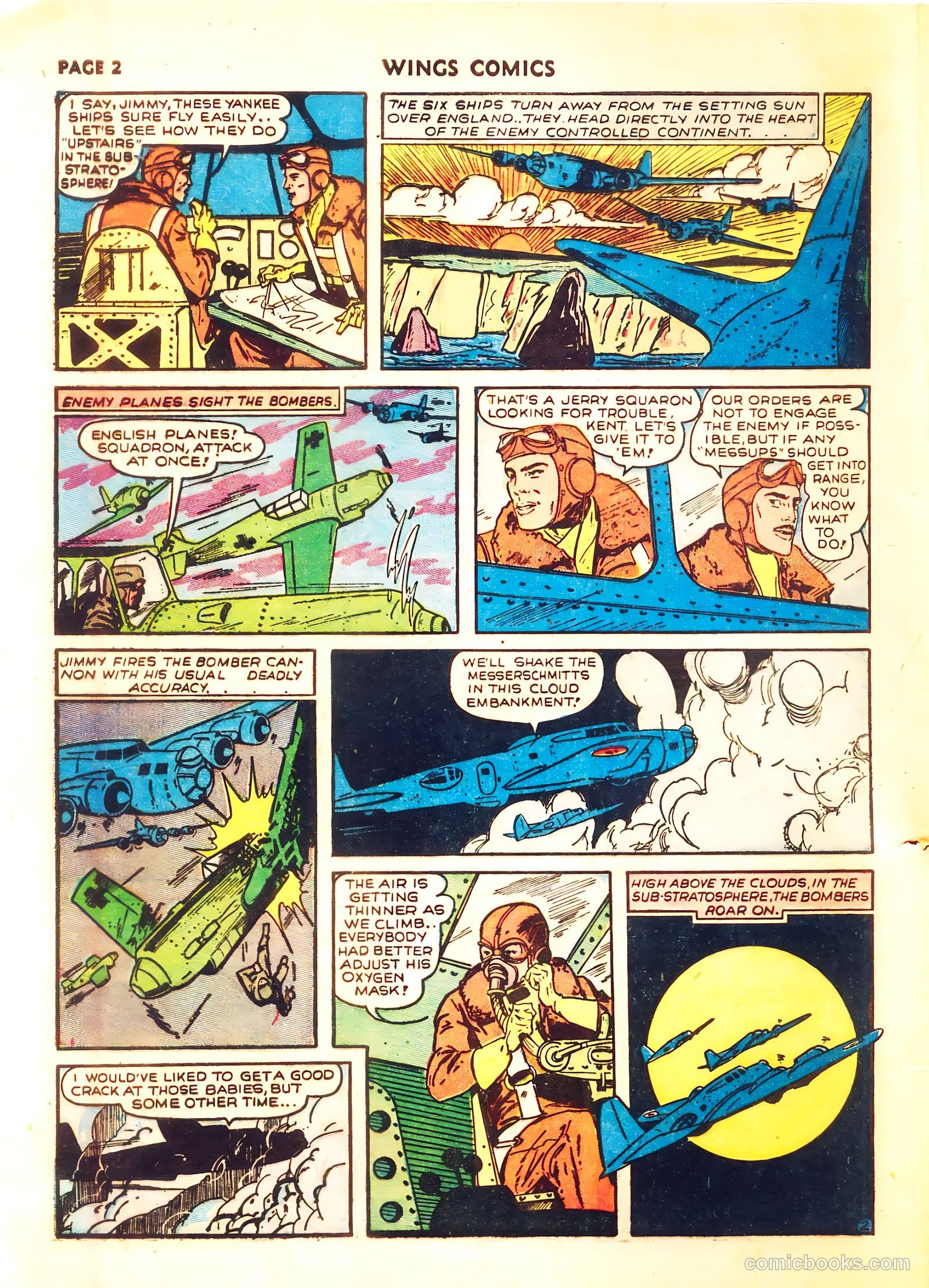 Wings Comics #8 (1941) — page 4 of 68