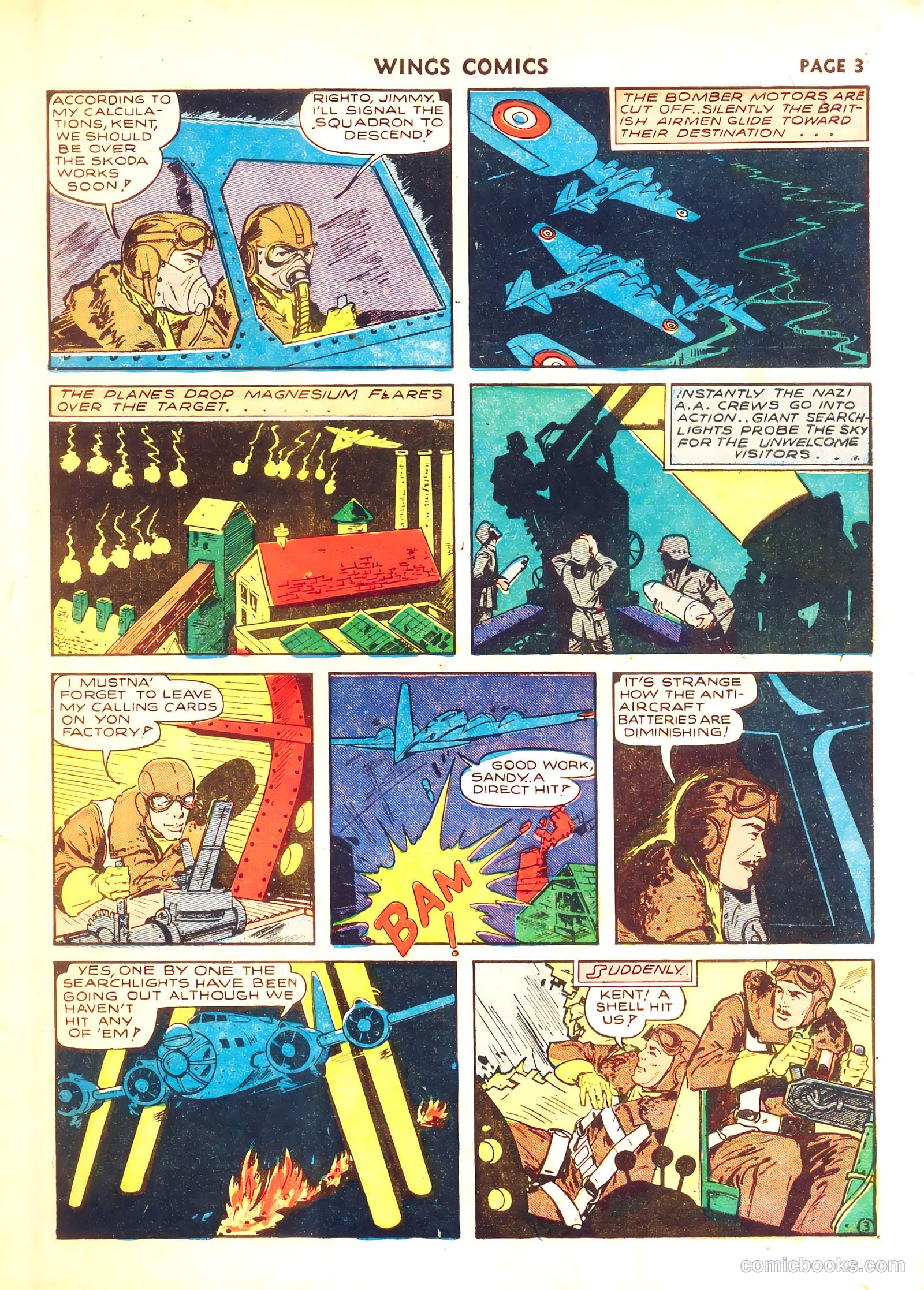 Wings Comics #8 (1941) — page 5 of 68