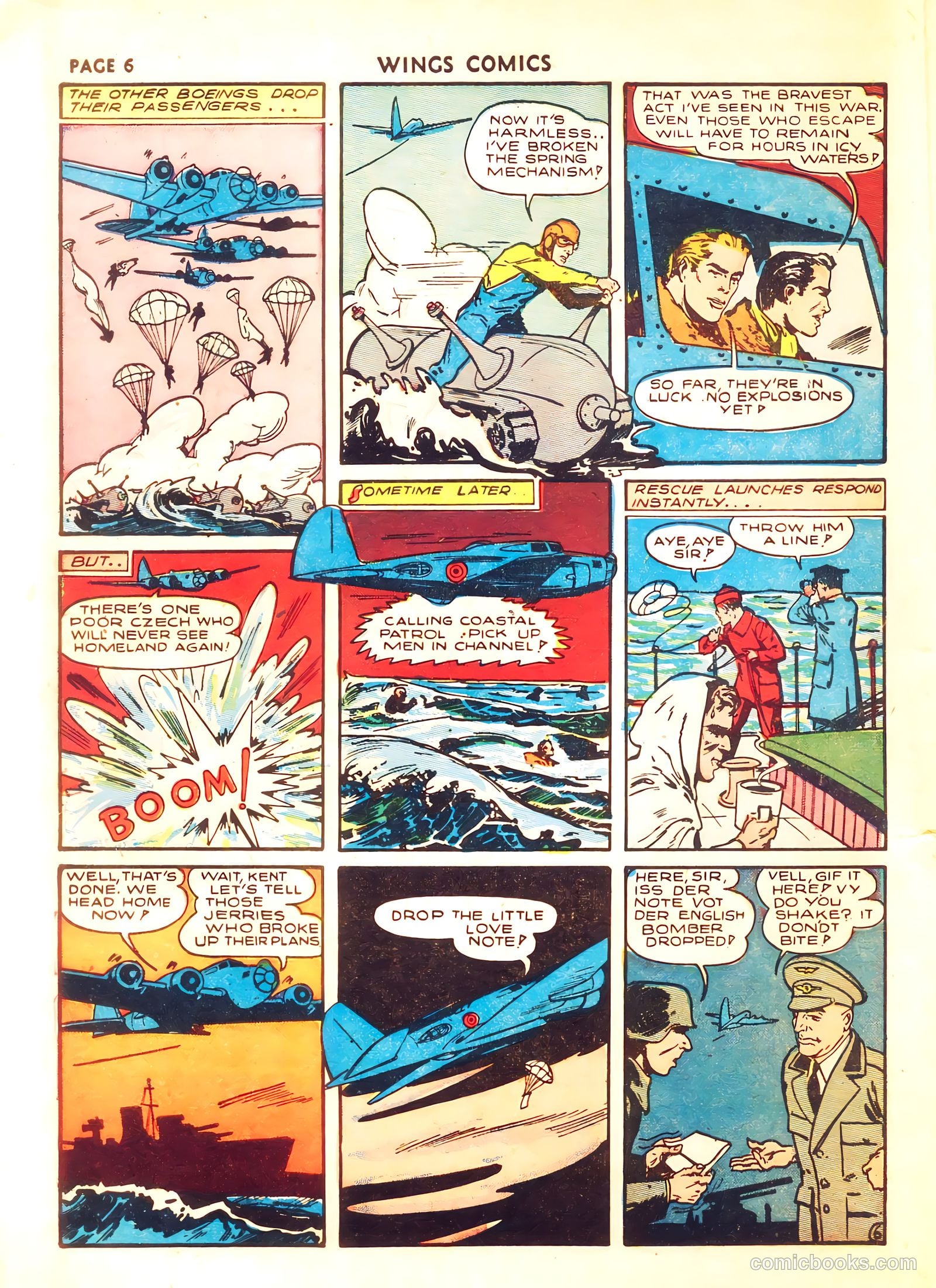 Wings Comics #8 (1941) — page 8 of 68