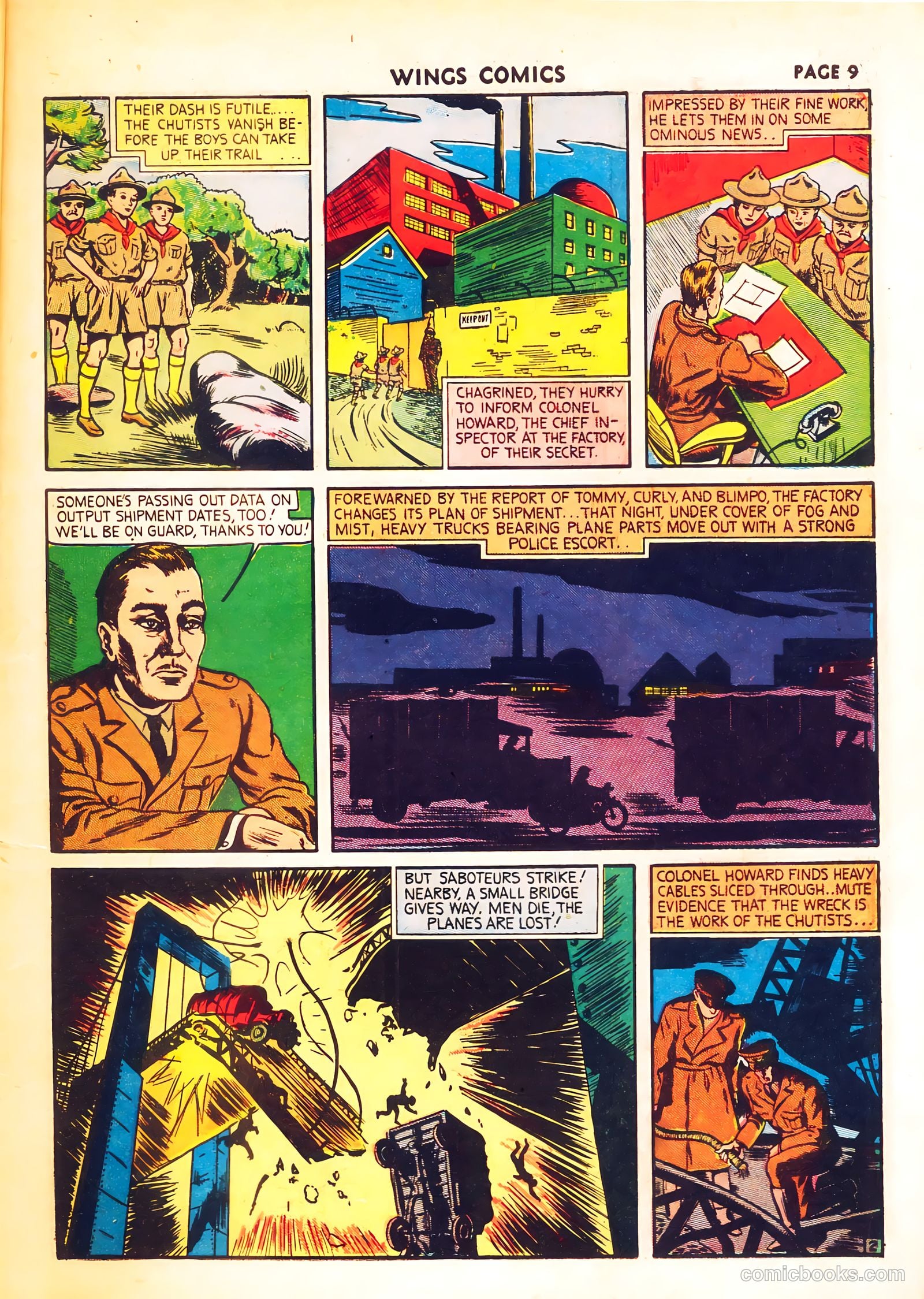 Wings Comics #8 (1941) — page 11 of 68