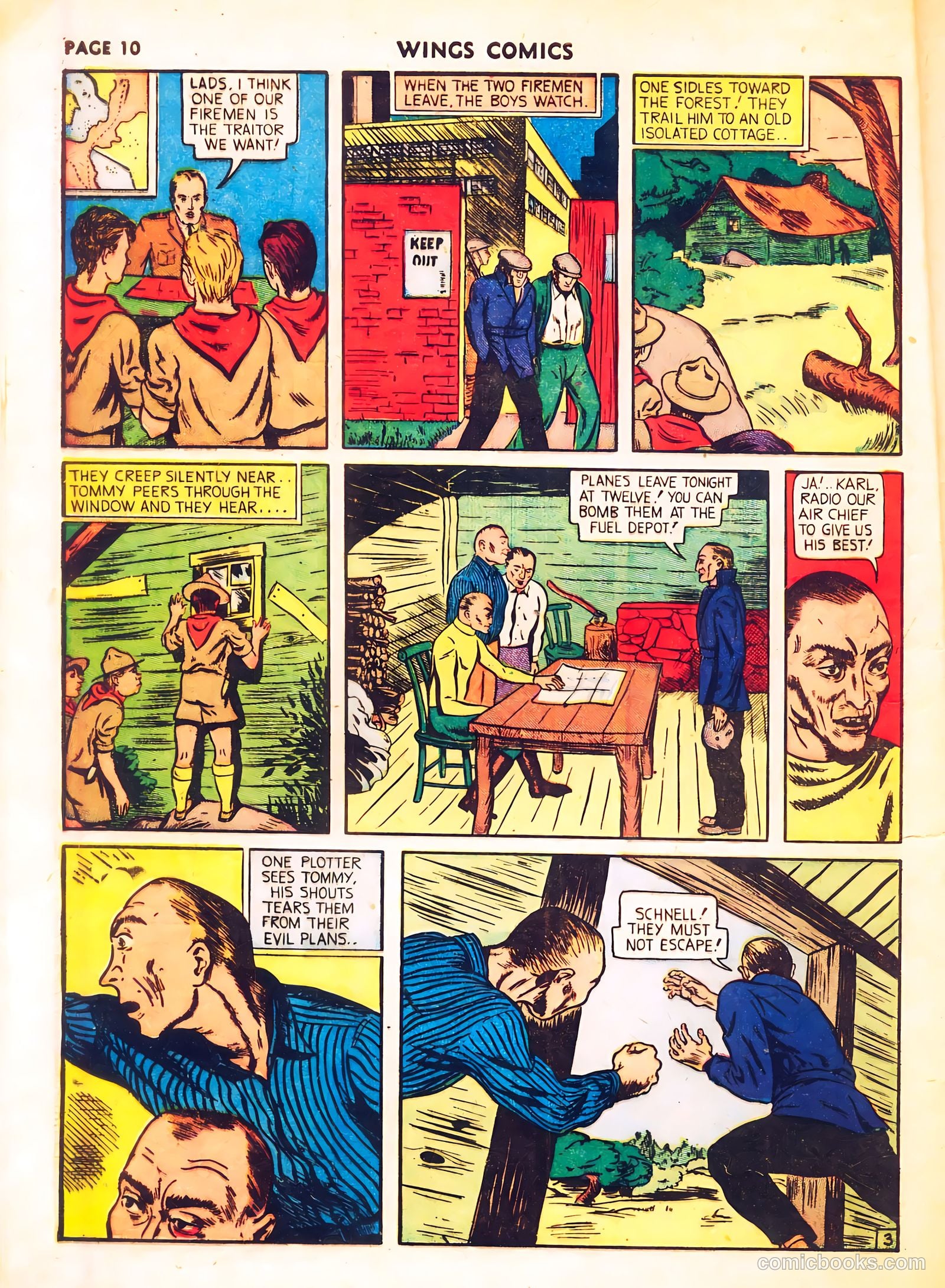 Wings Comics #8 (1941) — page 12 of 68
