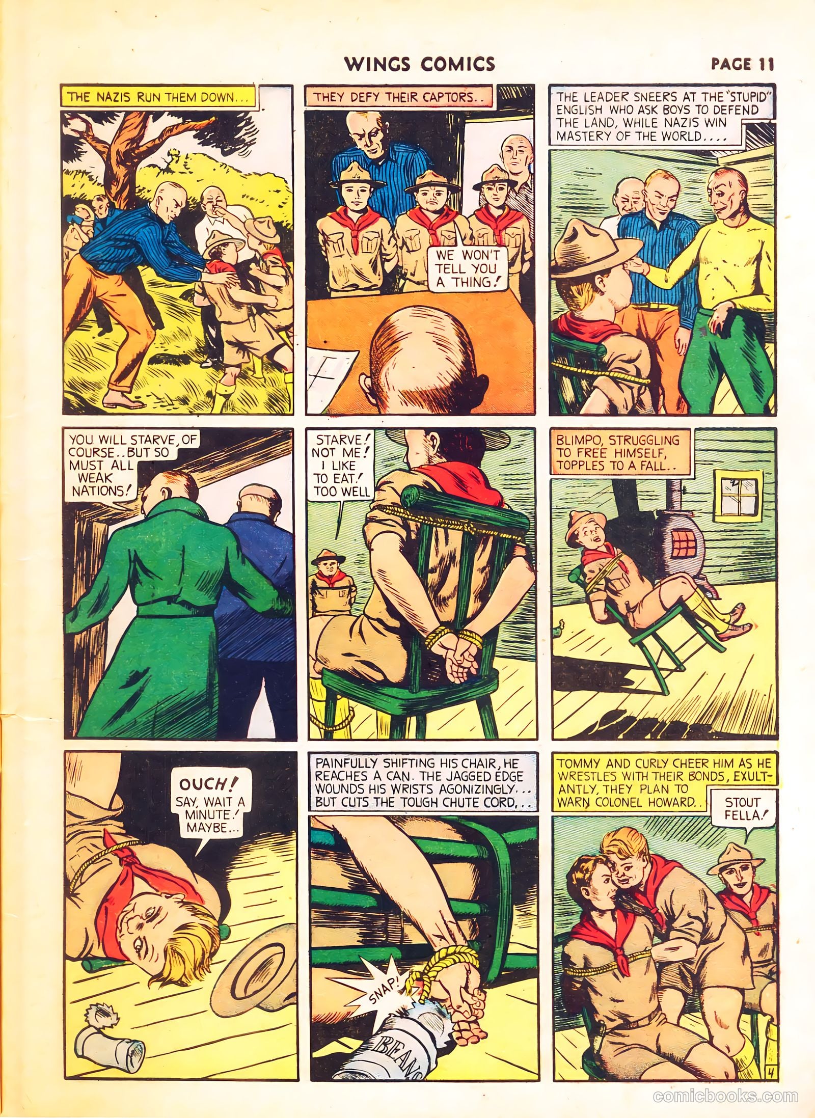 Wings Comics #8 (1941) — page 13 of 68