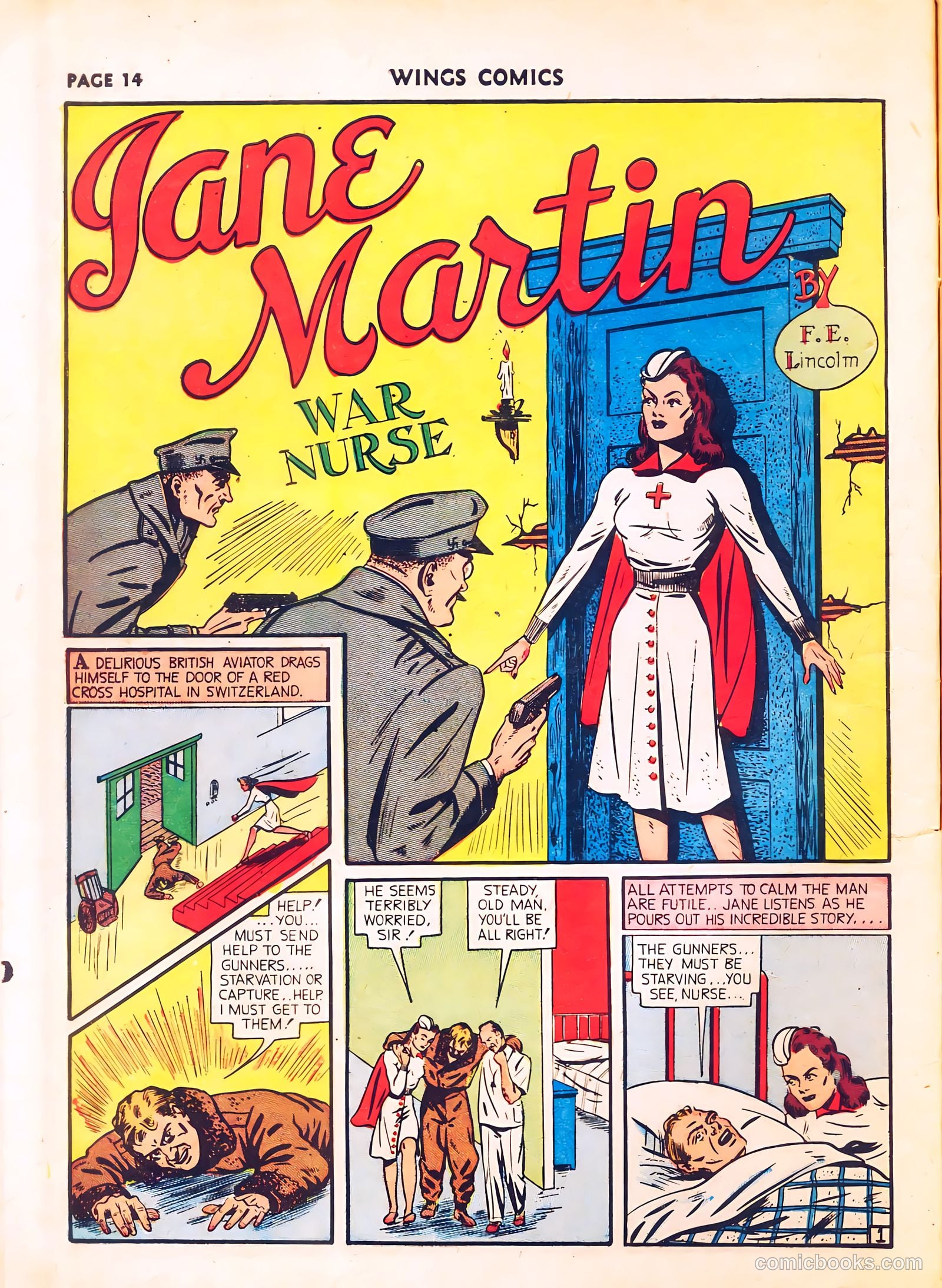Wings Comics #8 (1941) — page 16 of 68