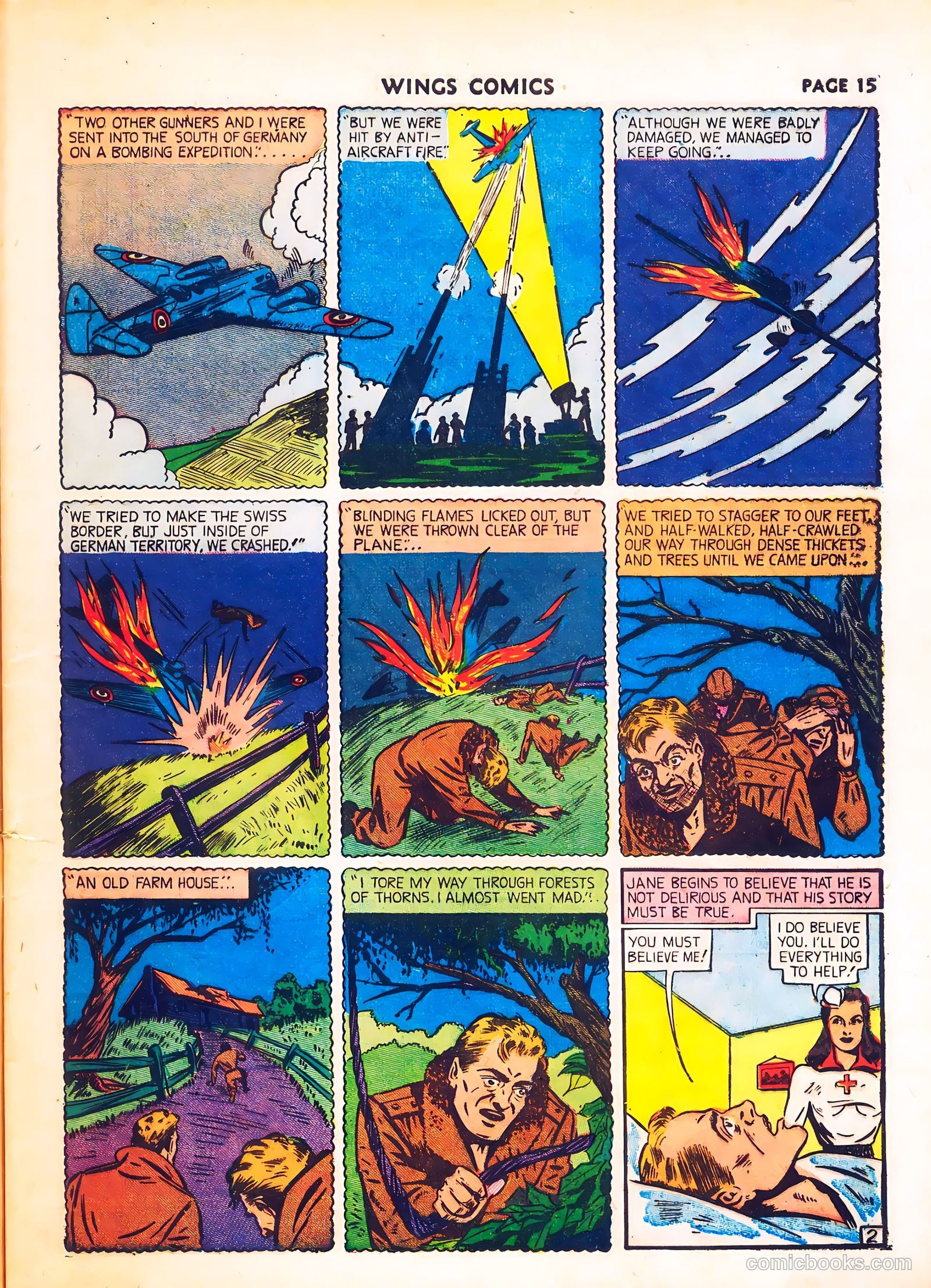 Wings Comics #8 (1941) — page 17 of 68