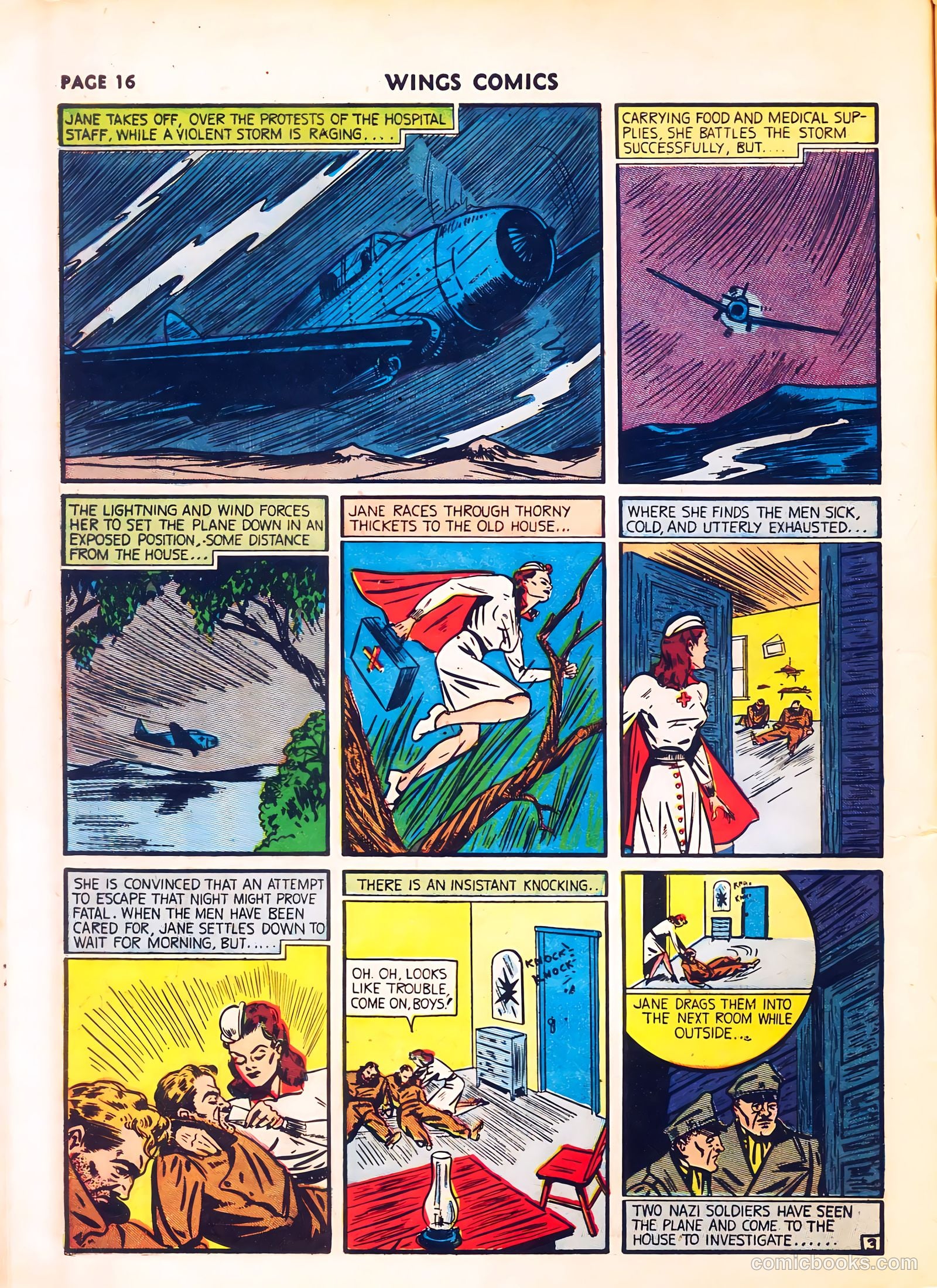 Wings Comics #8 (1941) — page 18 of 68