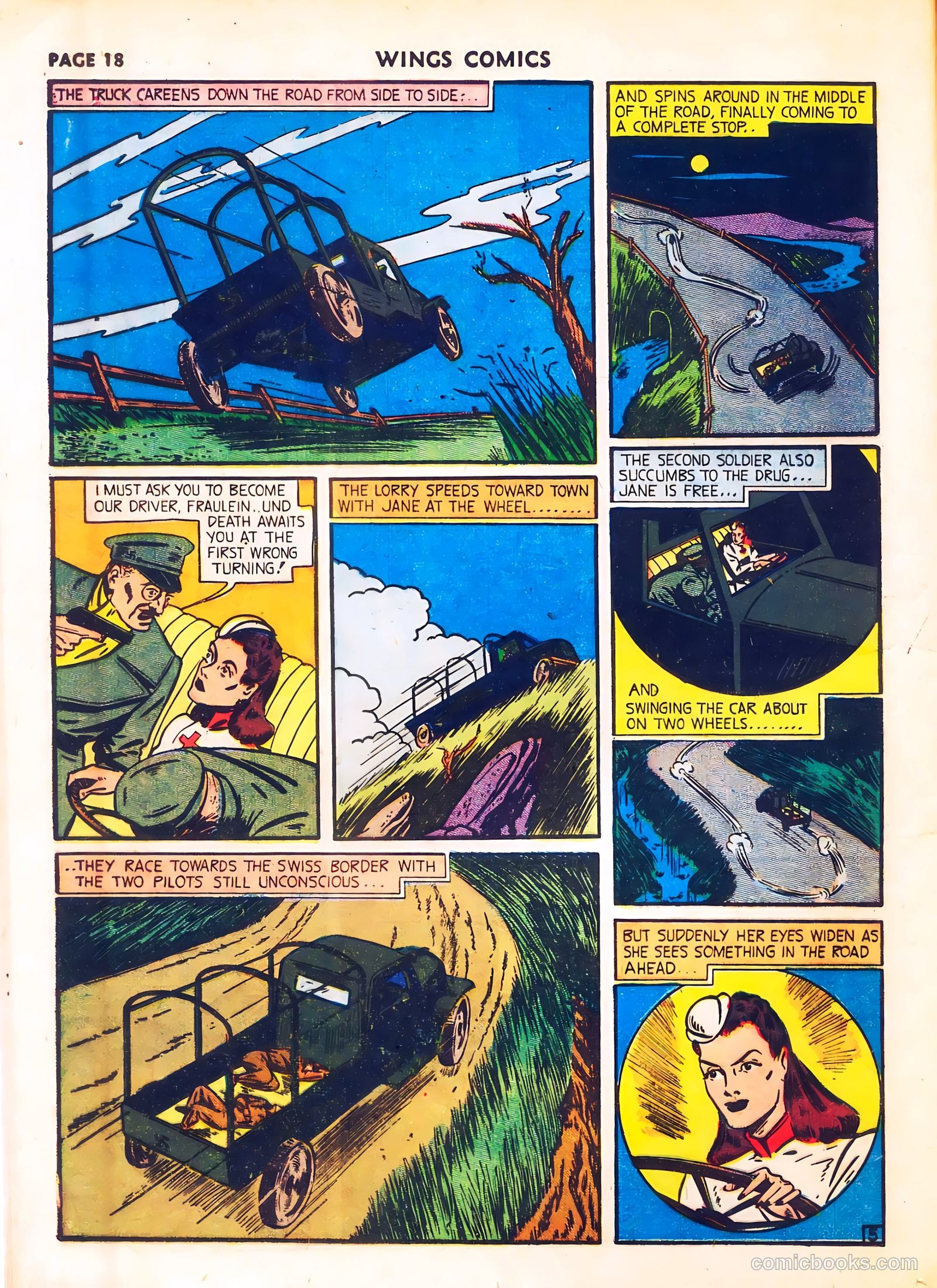Wings Comics #8 (1941) — page 20 of 68