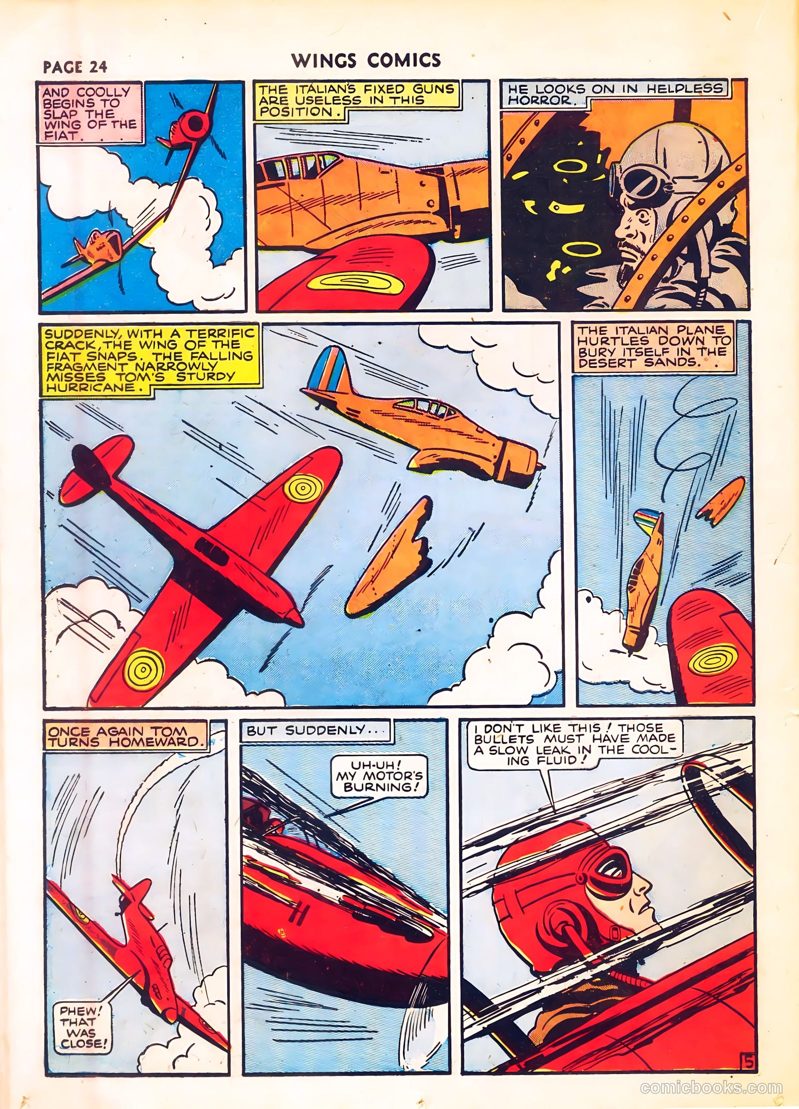 Wings Comics #8 (1941) — page 26 of 68