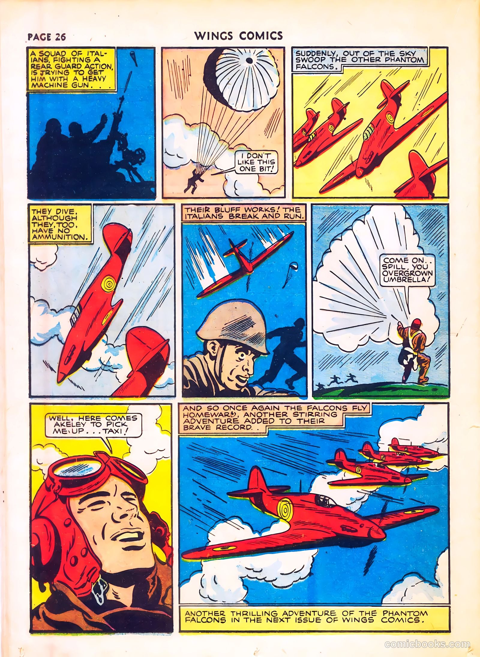 Wings Comics #8 (1941) — page 28 of 68