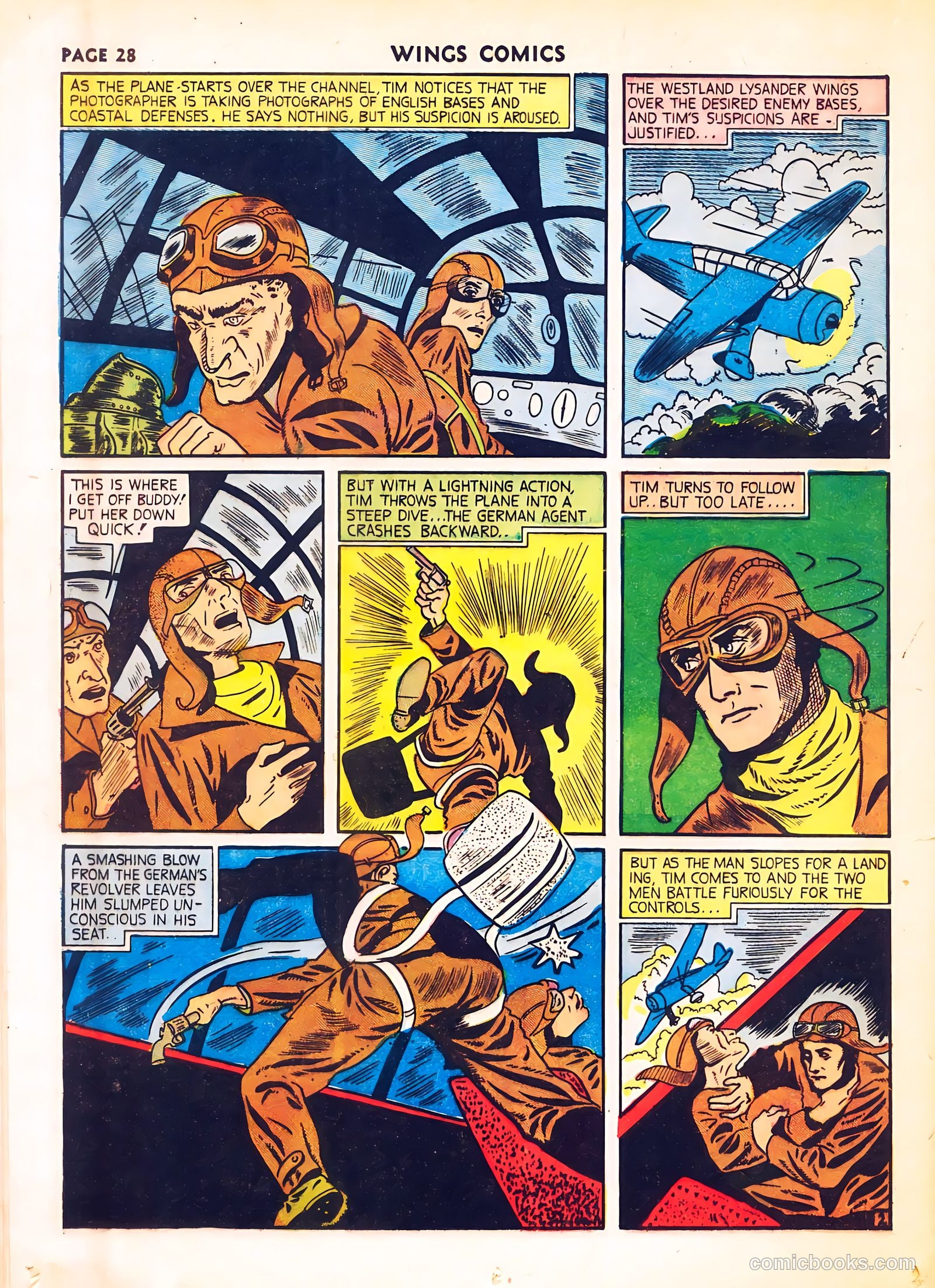 Wings Comics #8 (1941) — page 30 of 68