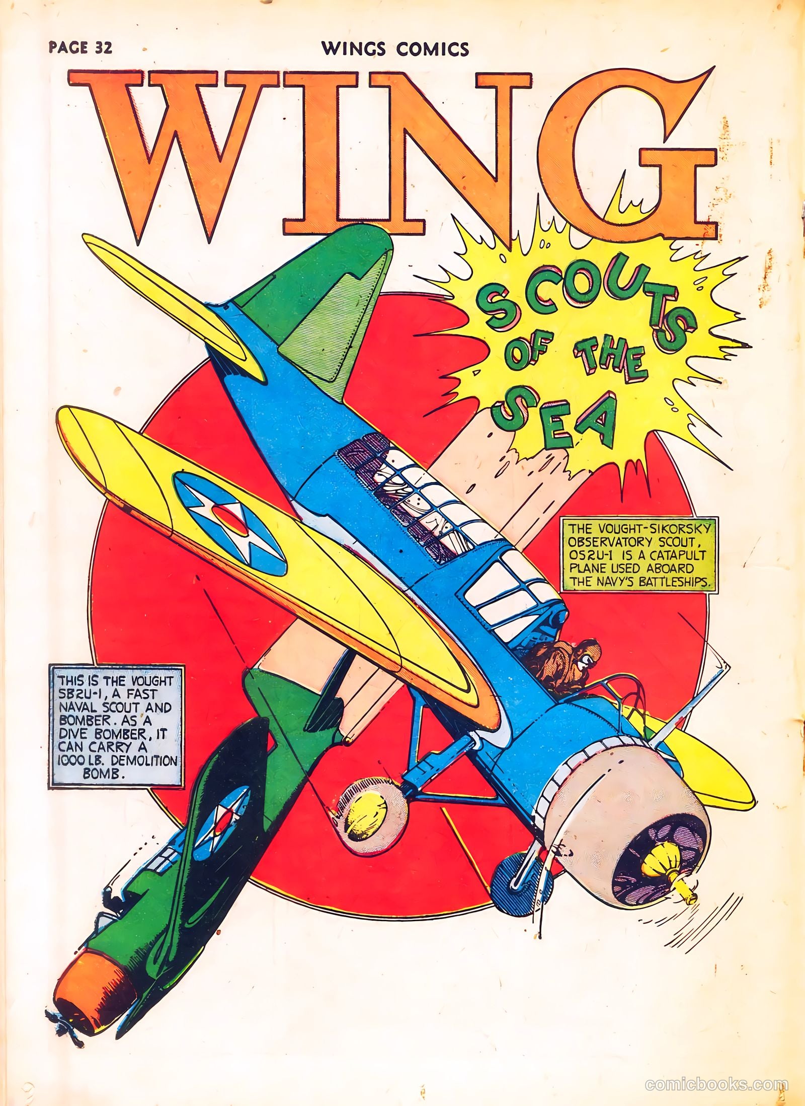 Wings Comics #8 (1941) — page 34 of 68
