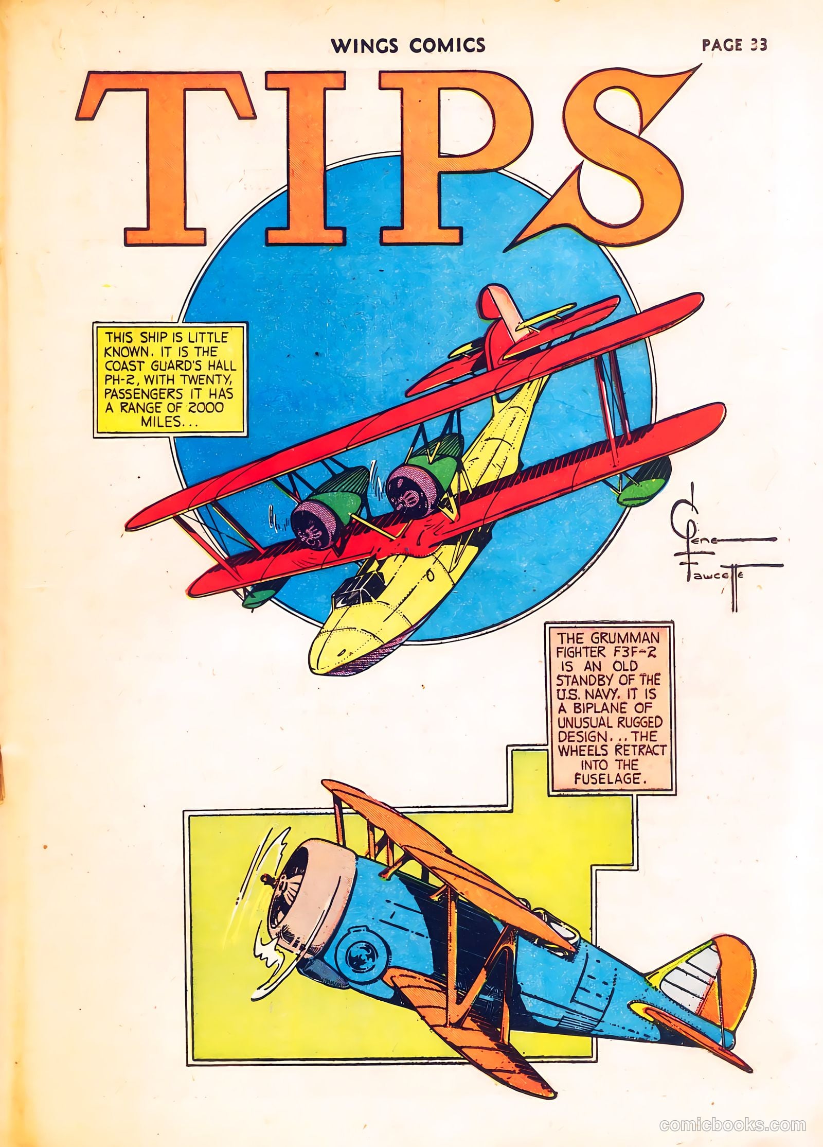 Wings Comics #8 (1941) — page 35 of 68