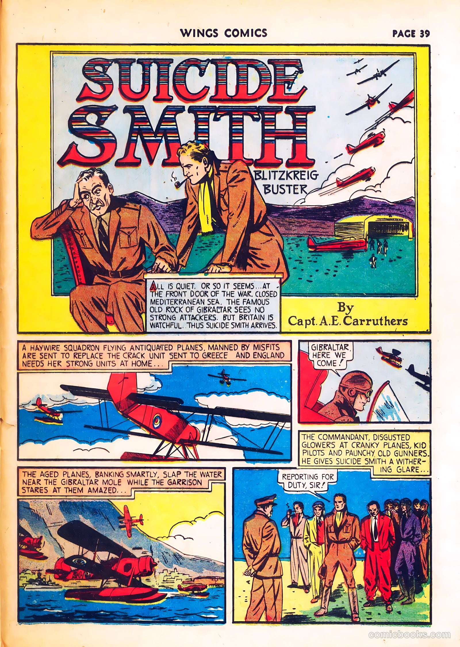 Wings Comics #8 (1941) — page 41 of 68