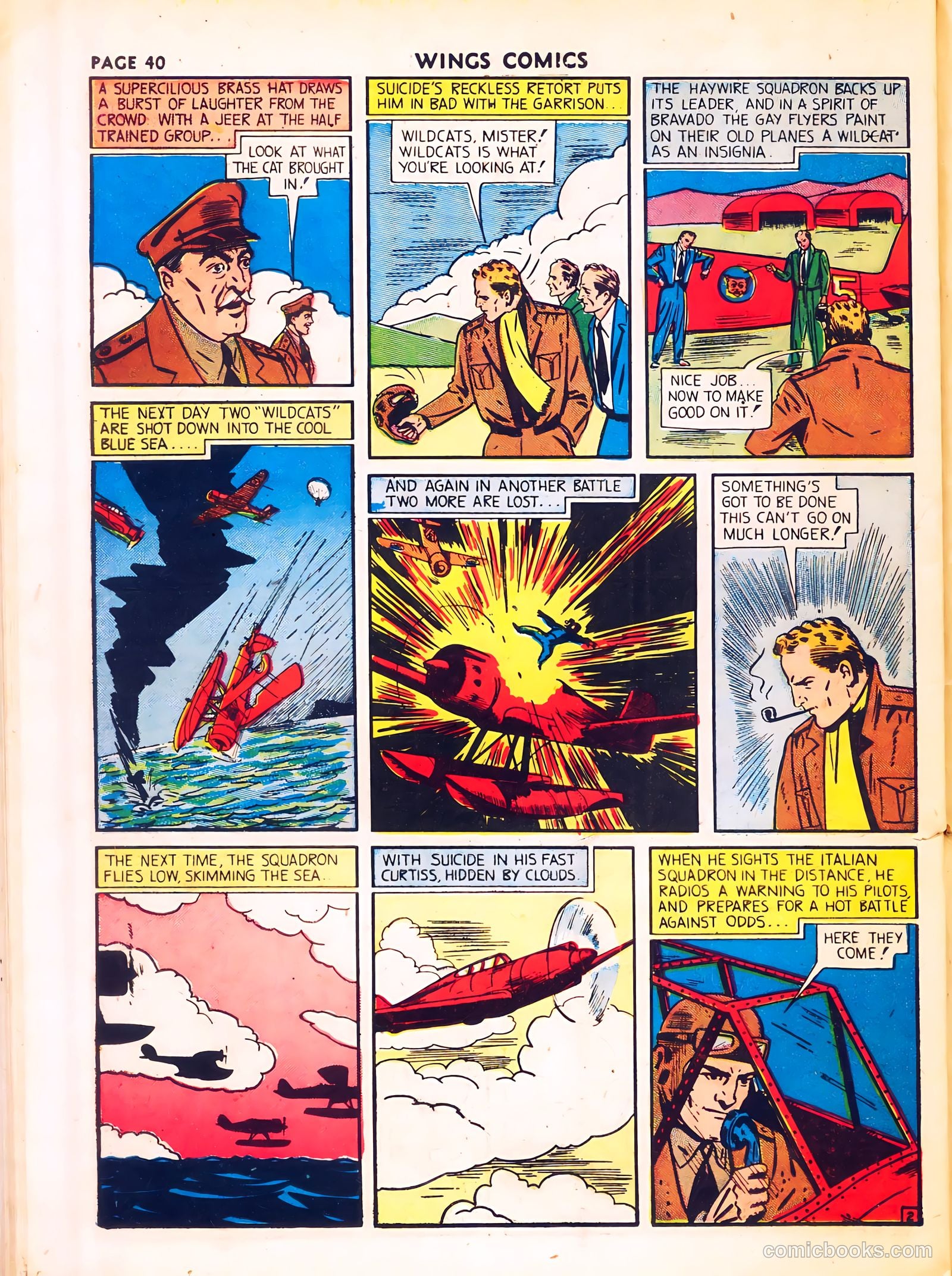 Wings Comics #8 (1941) — page 42 of 68