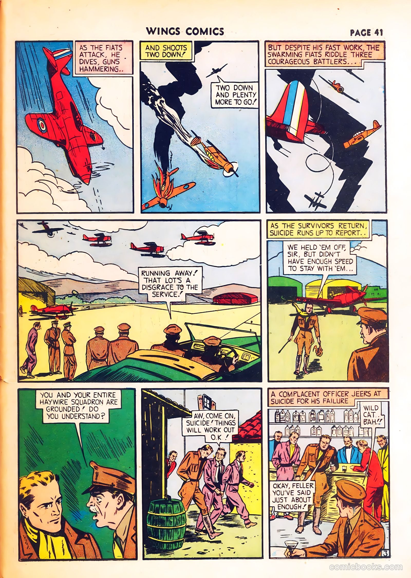 Wings Comics #8 (1941) — page 43 of 68