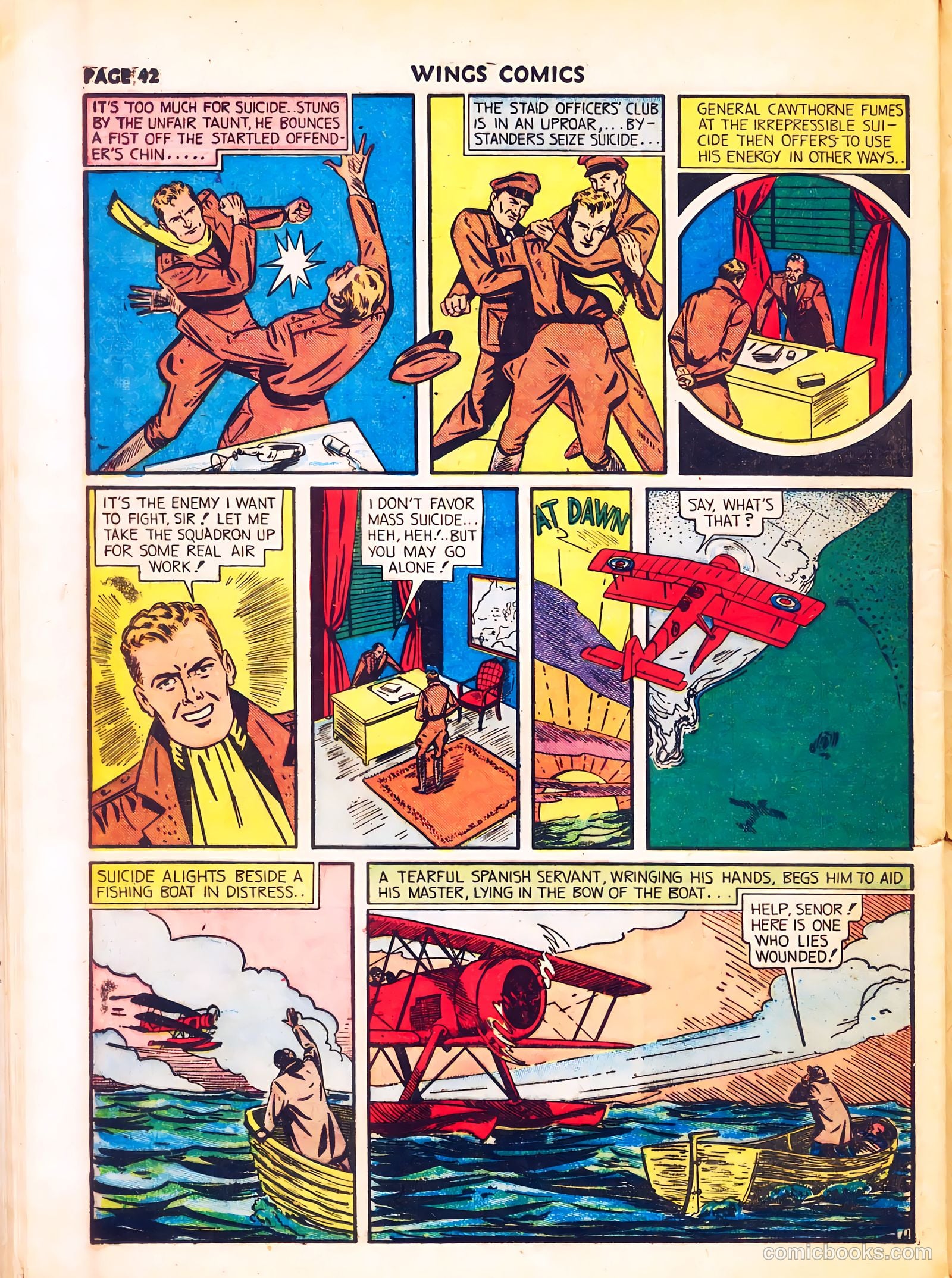 Wings Comics #8 (1941) — page 44 of 68