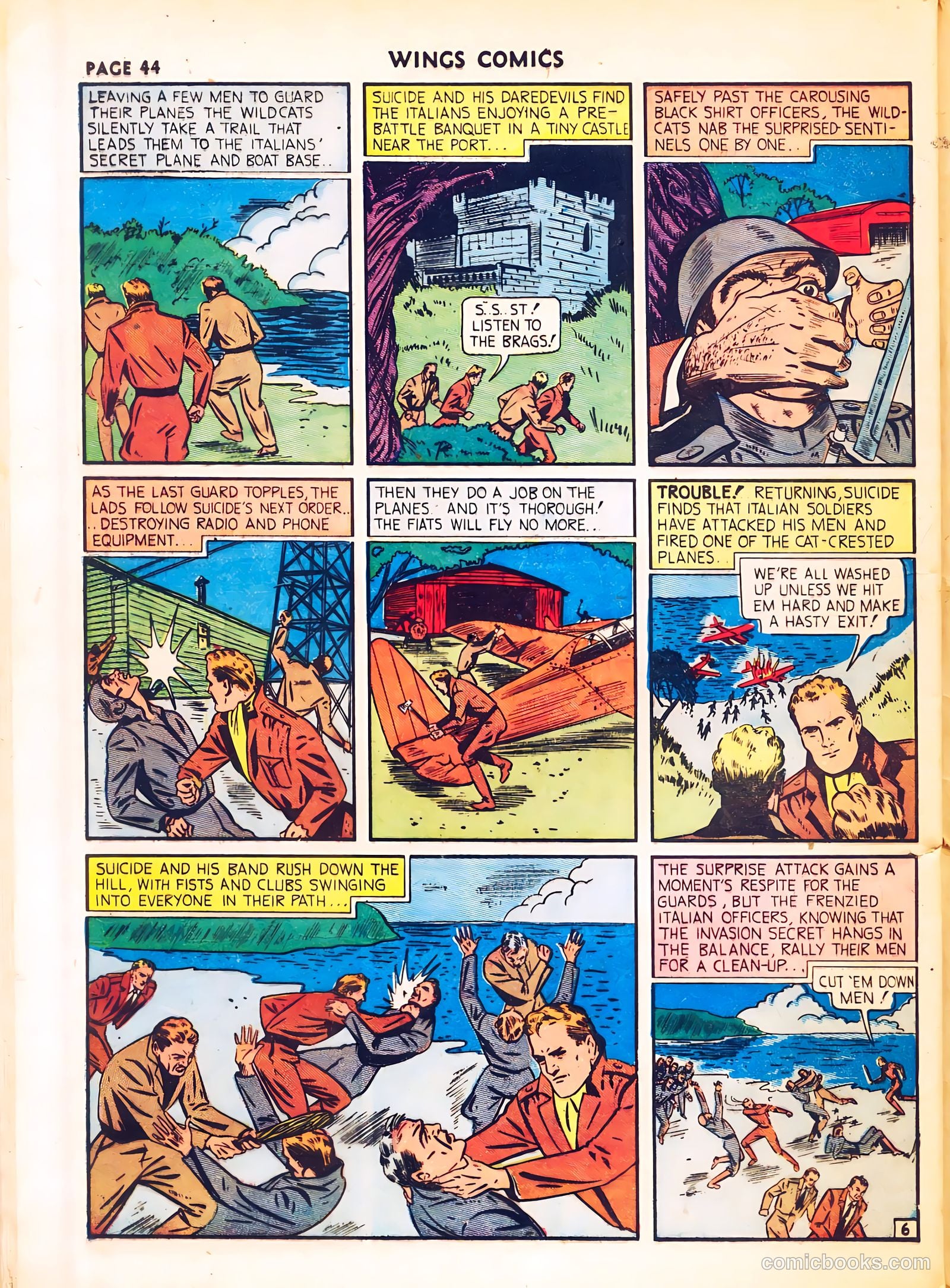 Wings Comics #8 (1941) — page 46 of 68