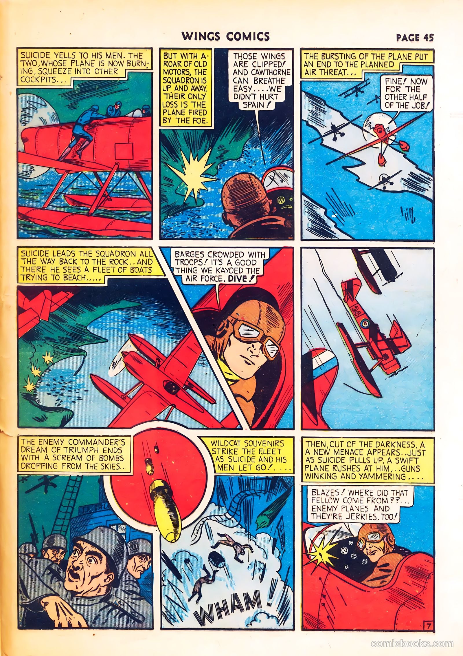 Wings Comics #8 (1941) — page 47 of 68