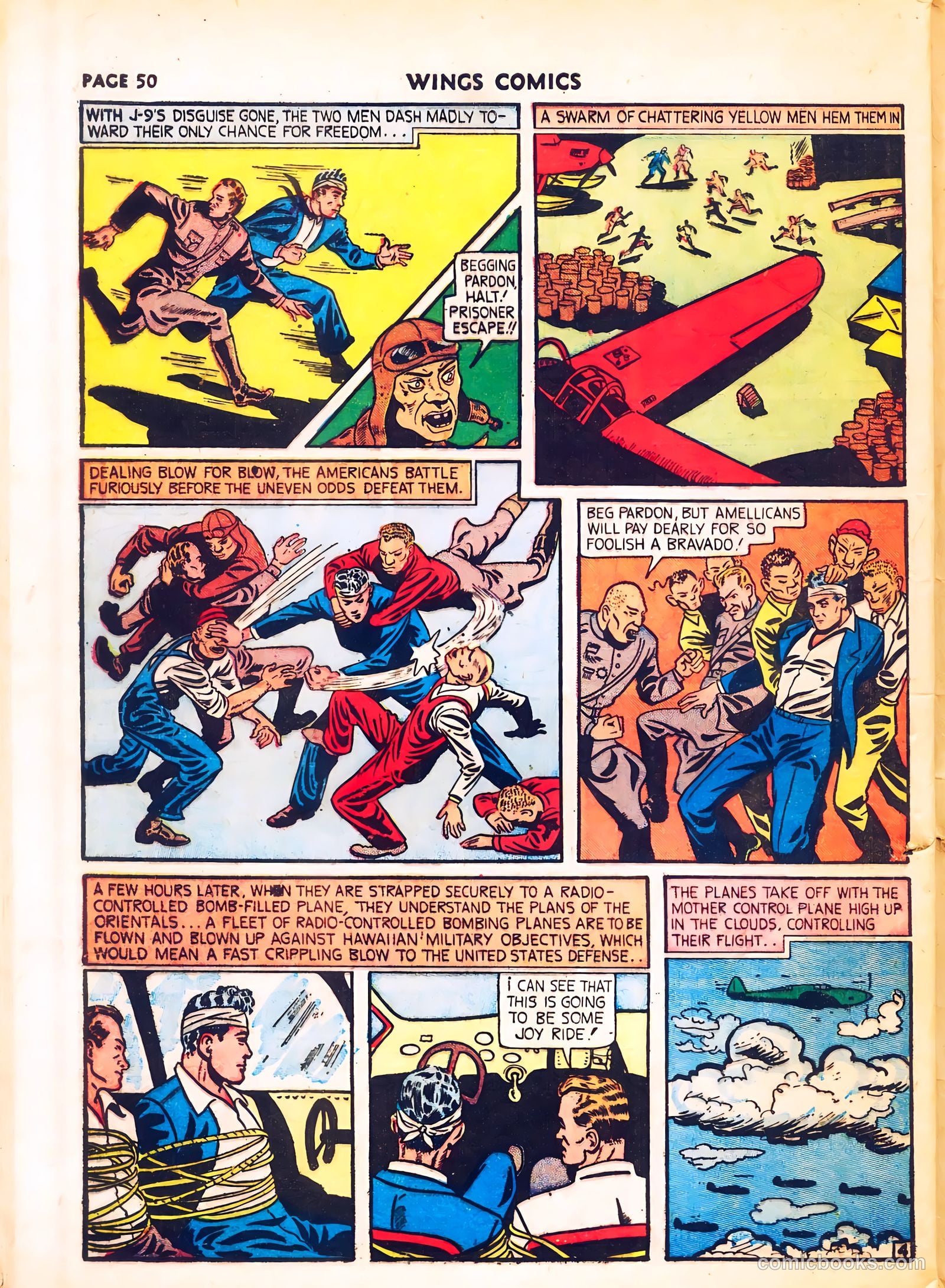Wings Comics #8 (1941) — page 52 of 68