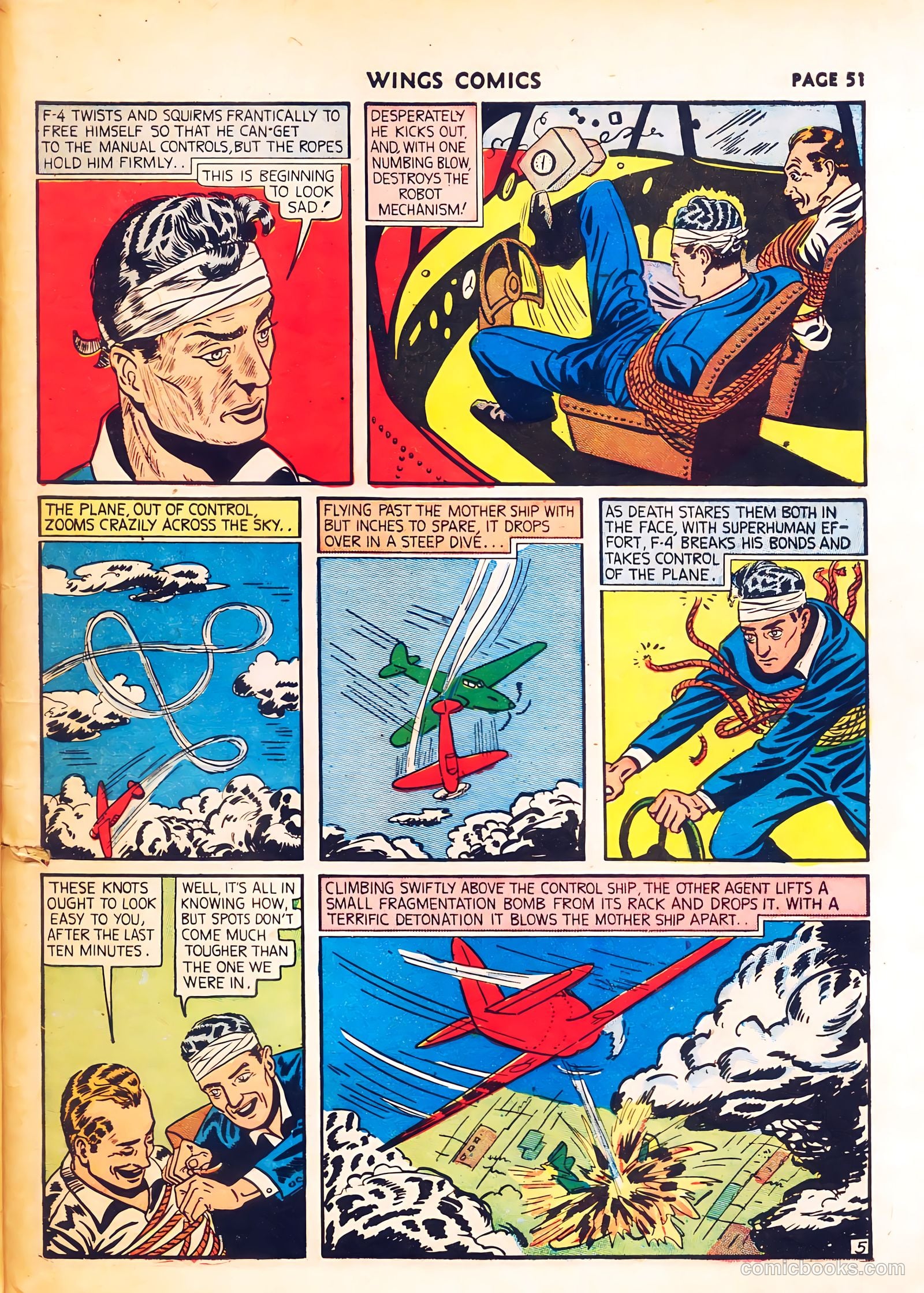 Wings Comics #8 (1941) — page 53 of 68