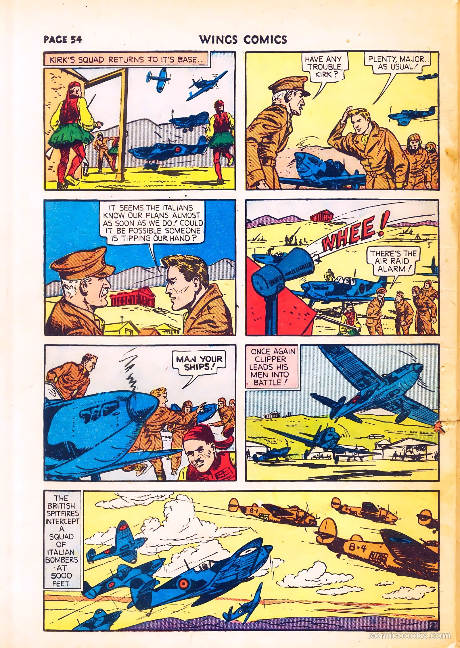 Wings Comics #8 (1941) — page 56 of 68