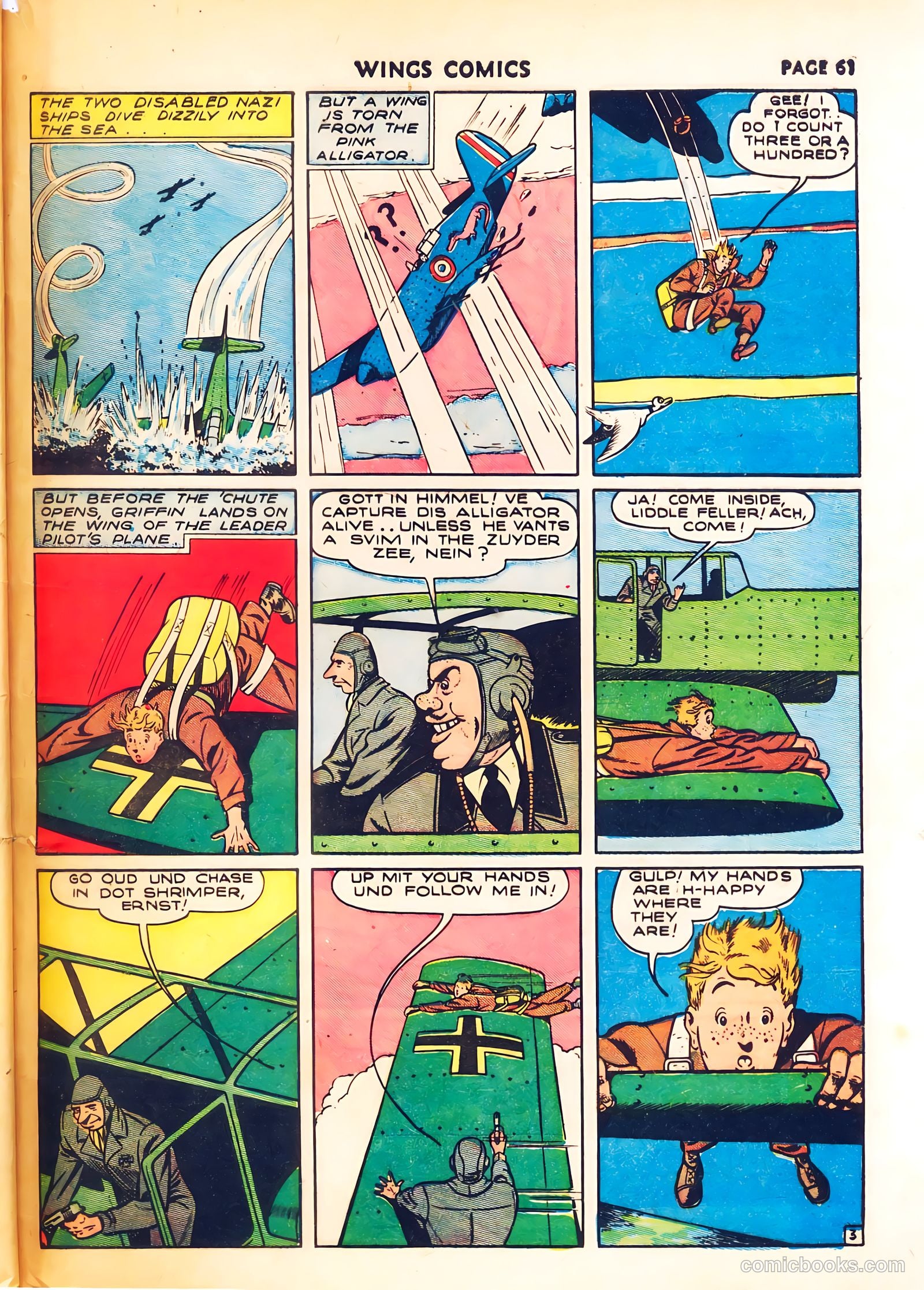 Wings Comics #8 (1941) — page 63 of 68