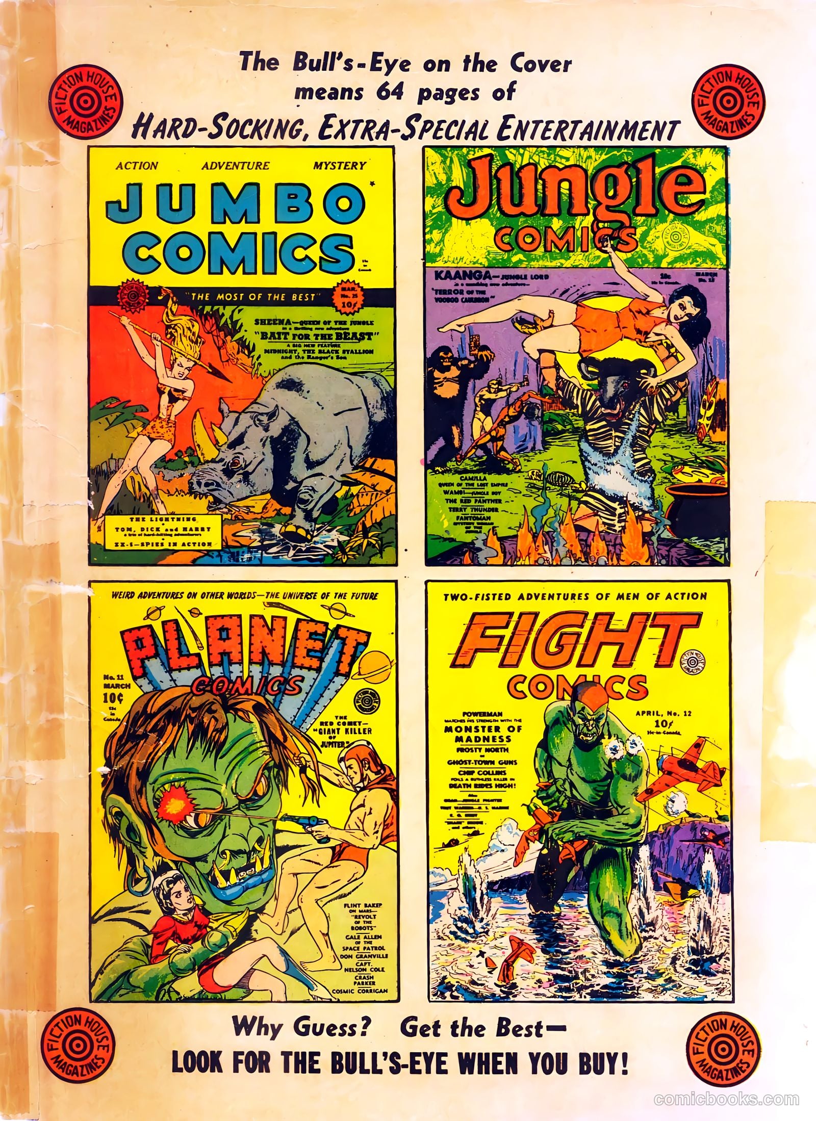 Wings Comics #8 (1941) — page 67 of 68