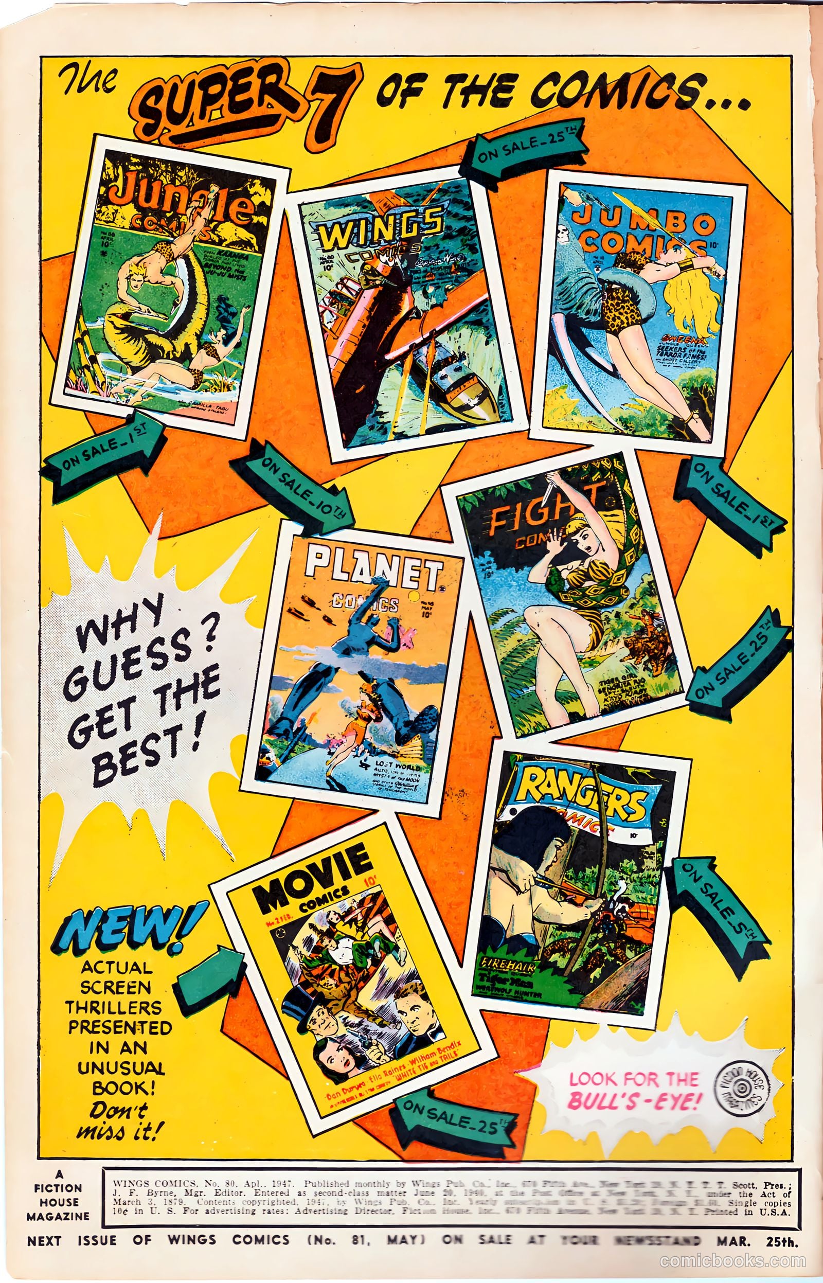Wings Comics #80 (1947) — page 2 of 52