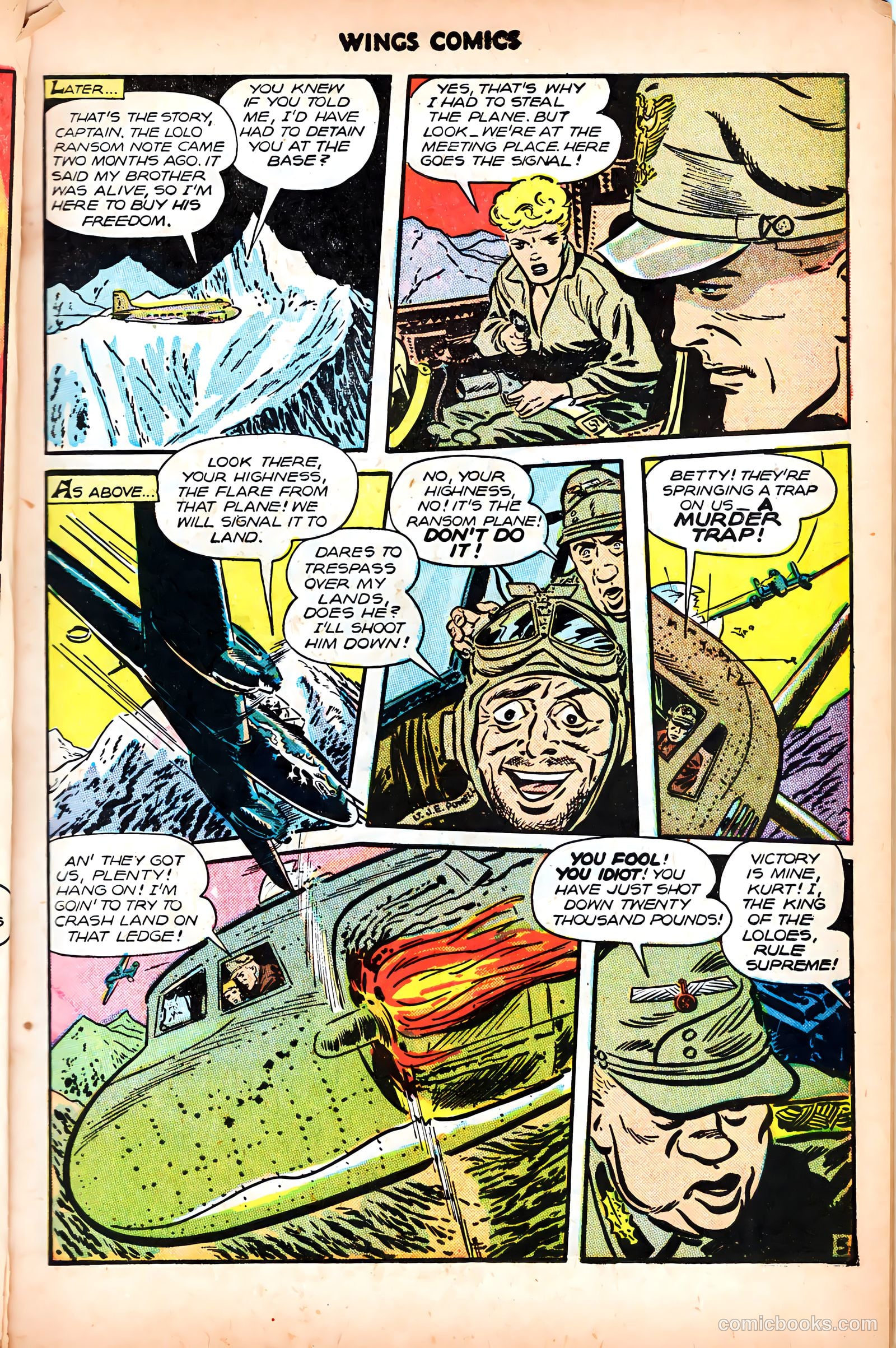 Wings Comics #80 (1947) — page 7 of 52