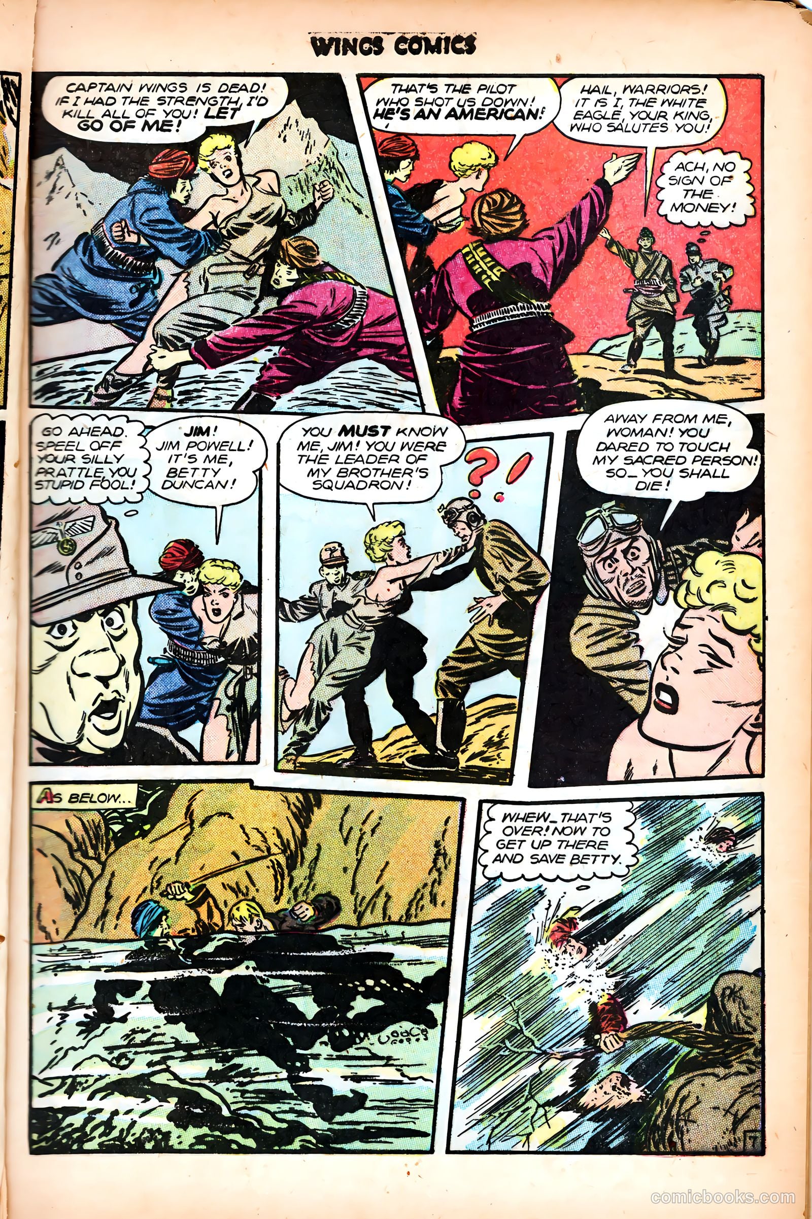 Wings Comics #80 (1947) — page 9 of 52